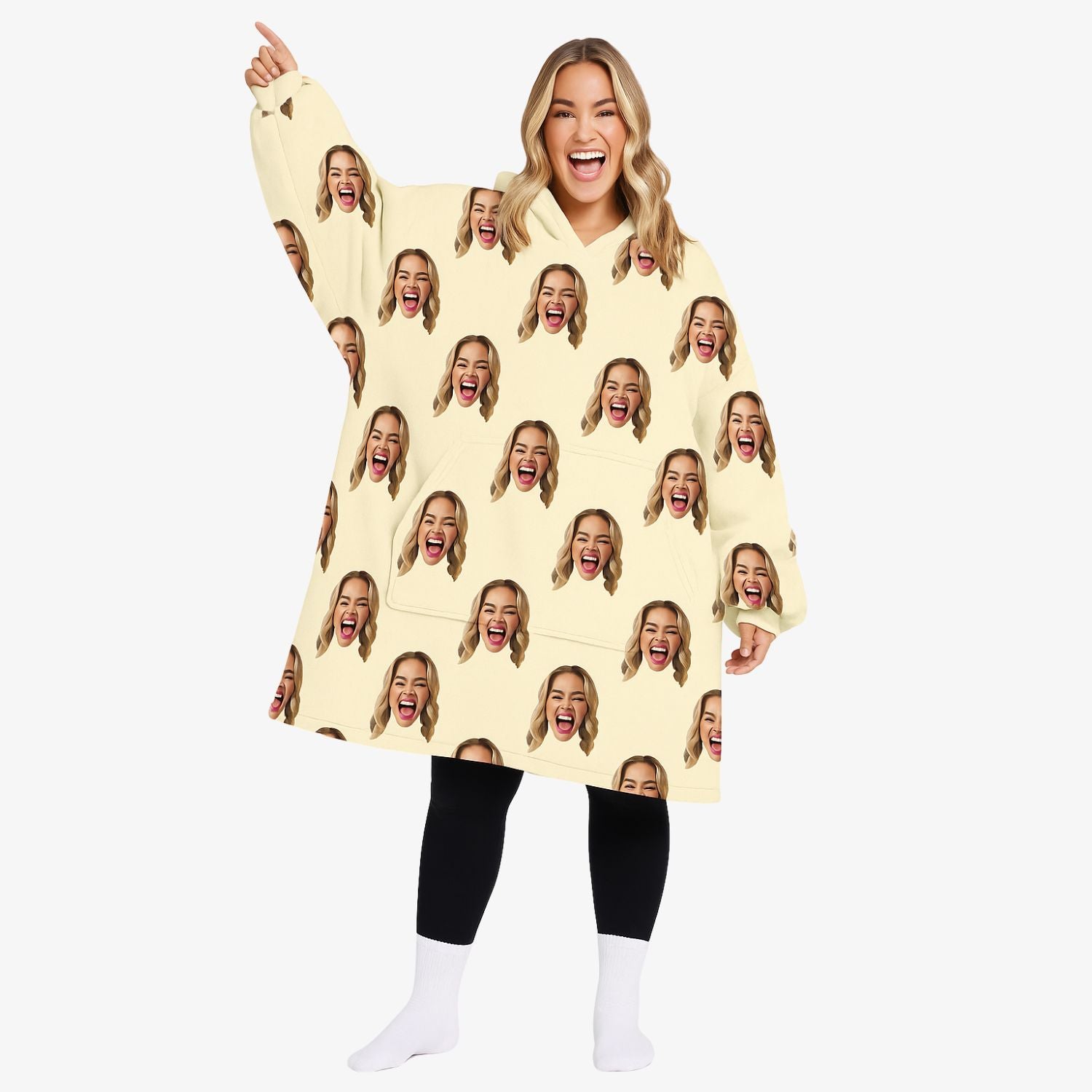Your Face Hoodie Blanket