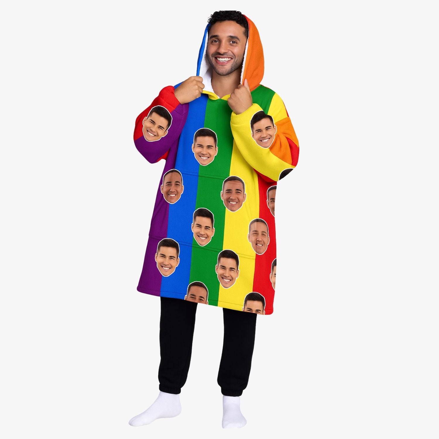 Pride Custom Hoodie Blanket
