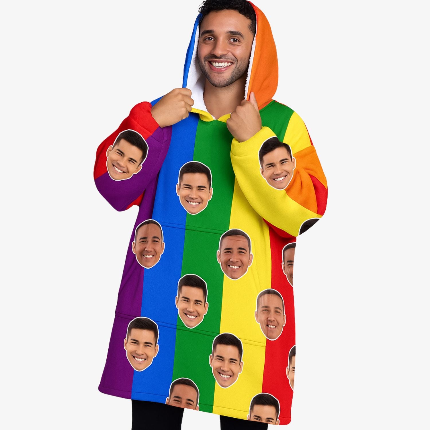Pride Custom Hoodie Blanket