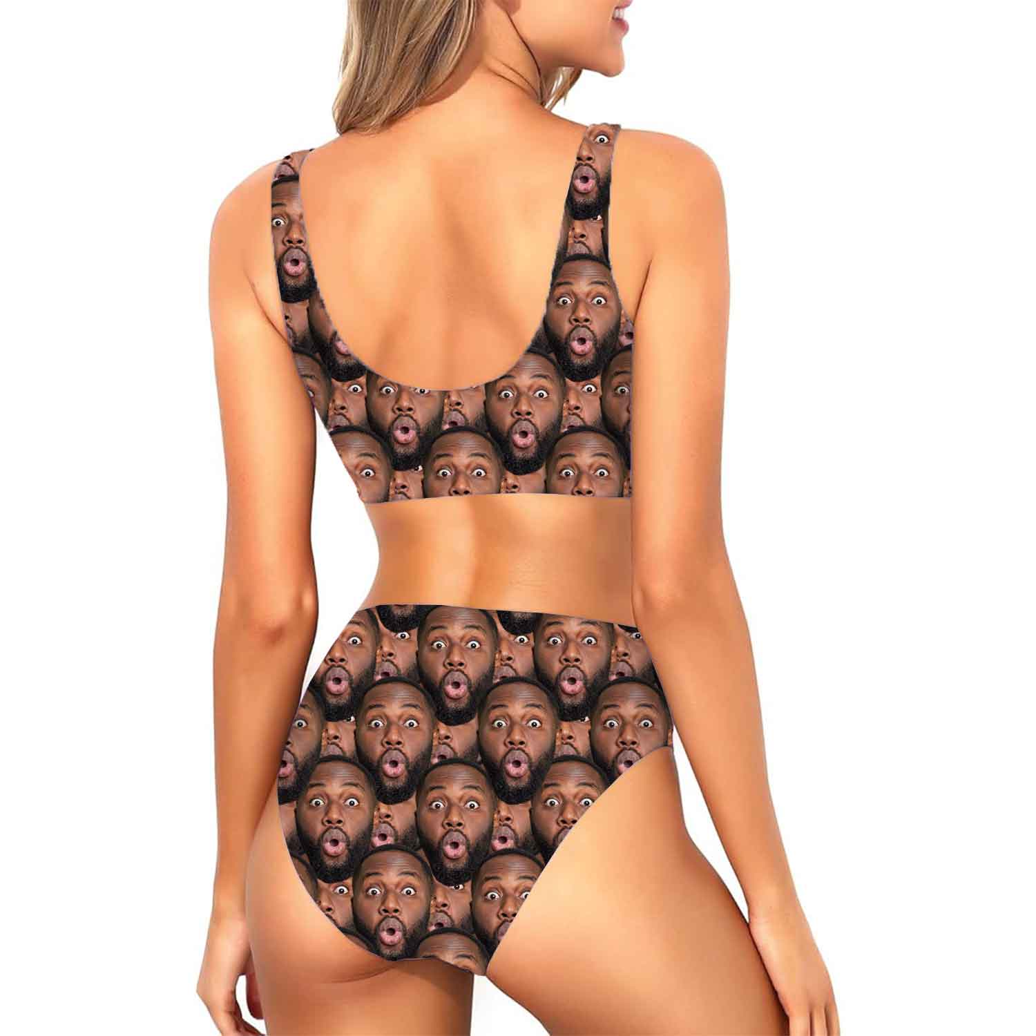 Face Mash Custom Made Bikini Set