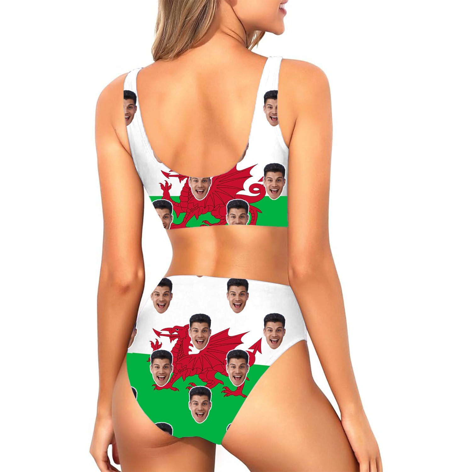 Wales Flag Custom Made Bikini Set