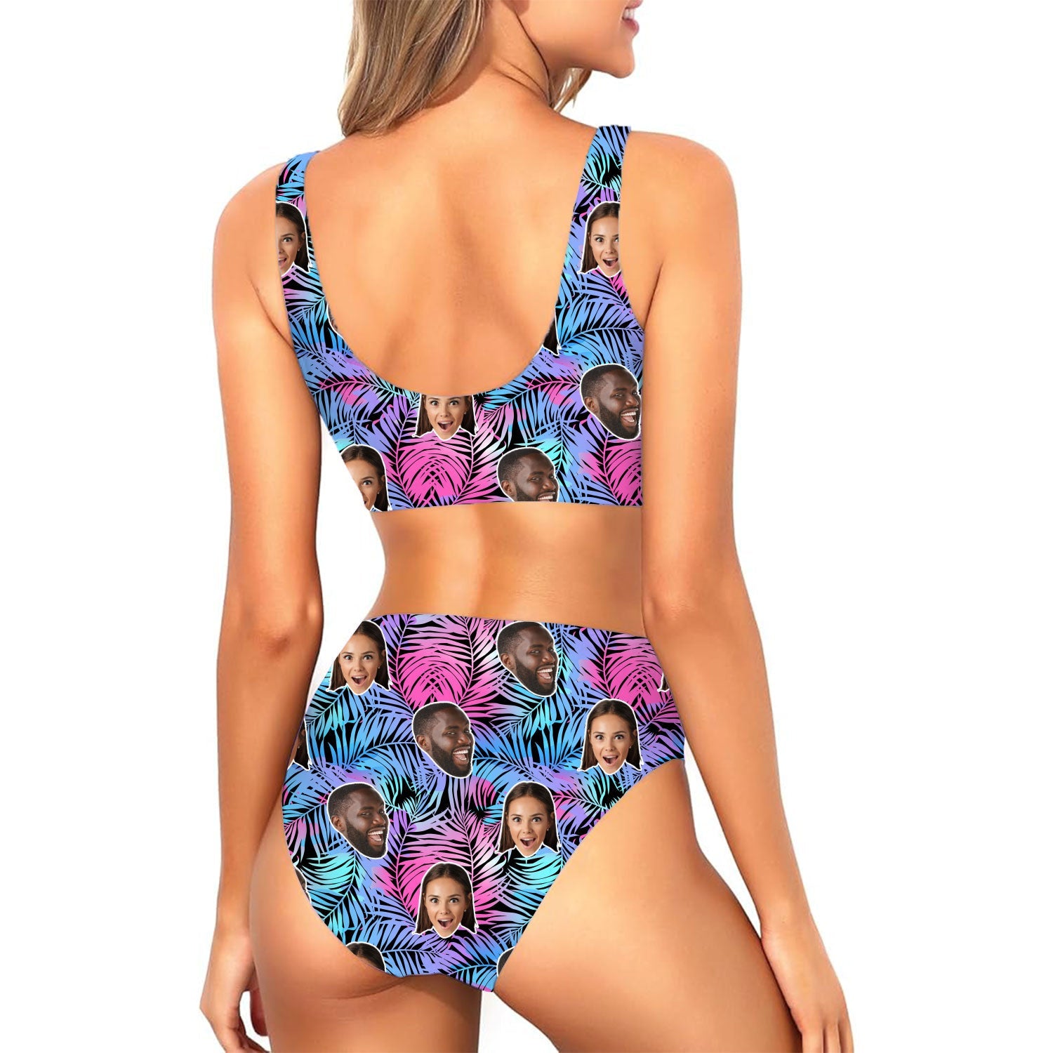 Neon Tropical Custom Made Bikini Set