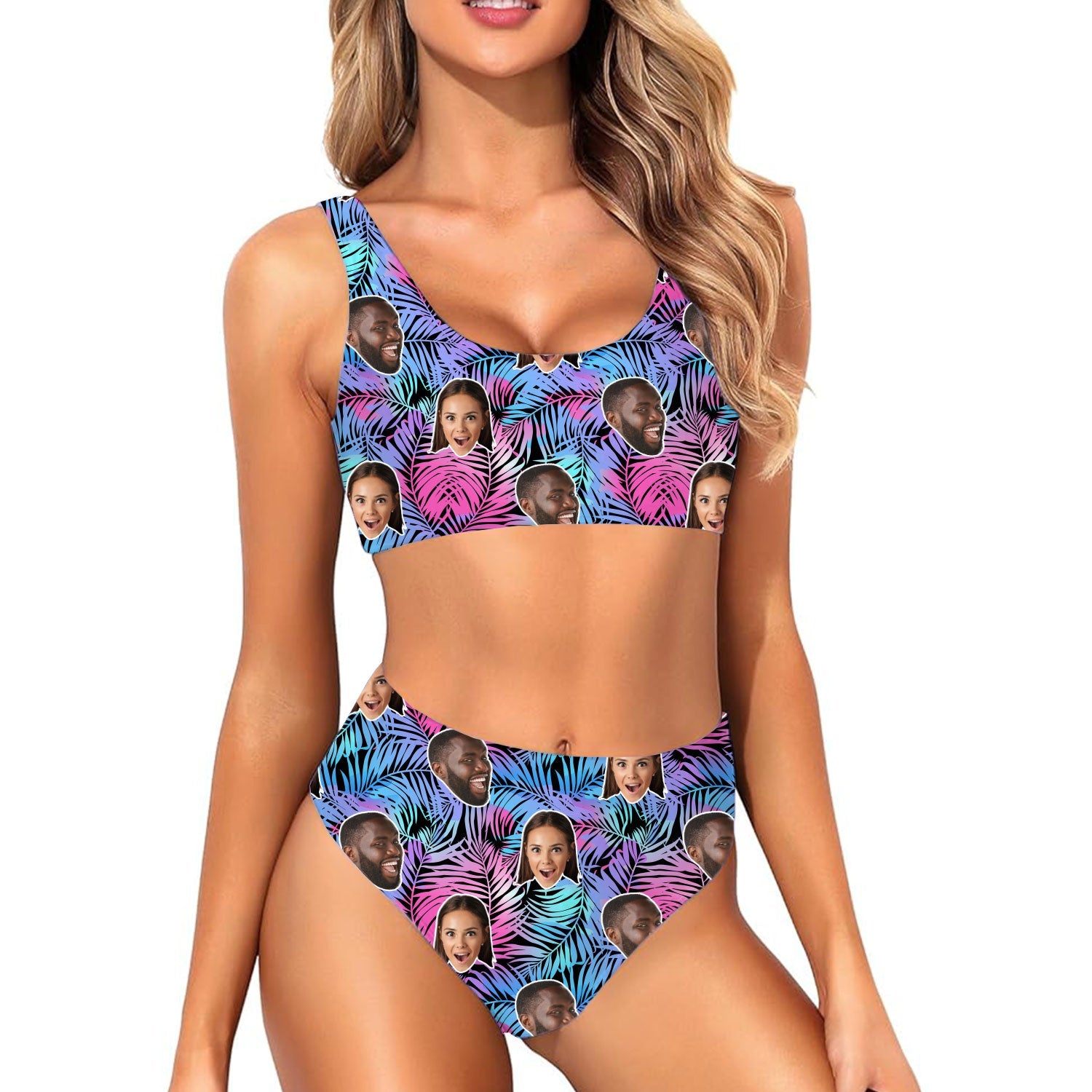 Neon Tropical Custom Made Bikini Set