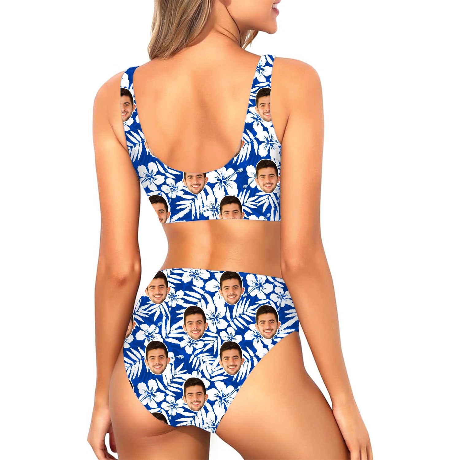 Hawaiian Blue Custom Made Bikini Set