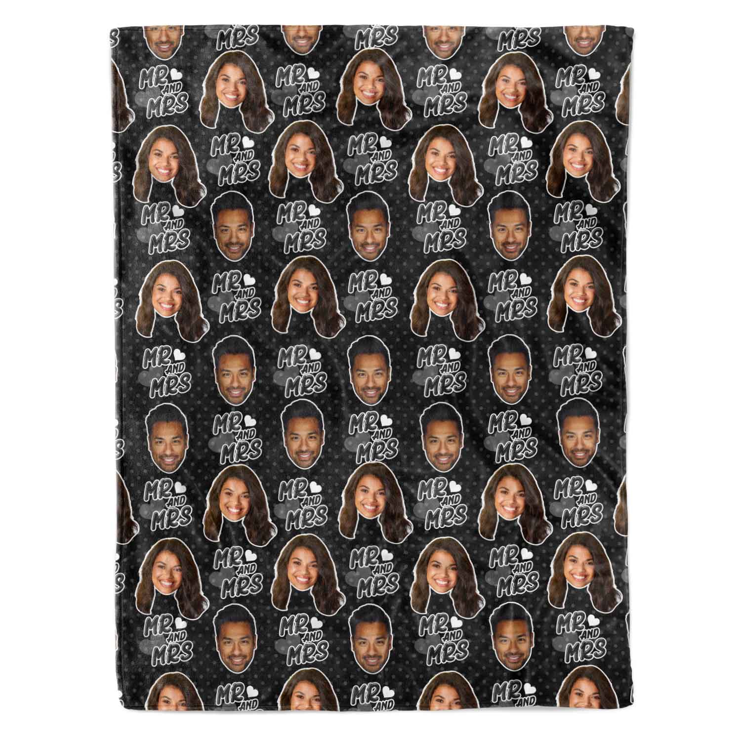 Mr & Mrs Personalised Blanket
