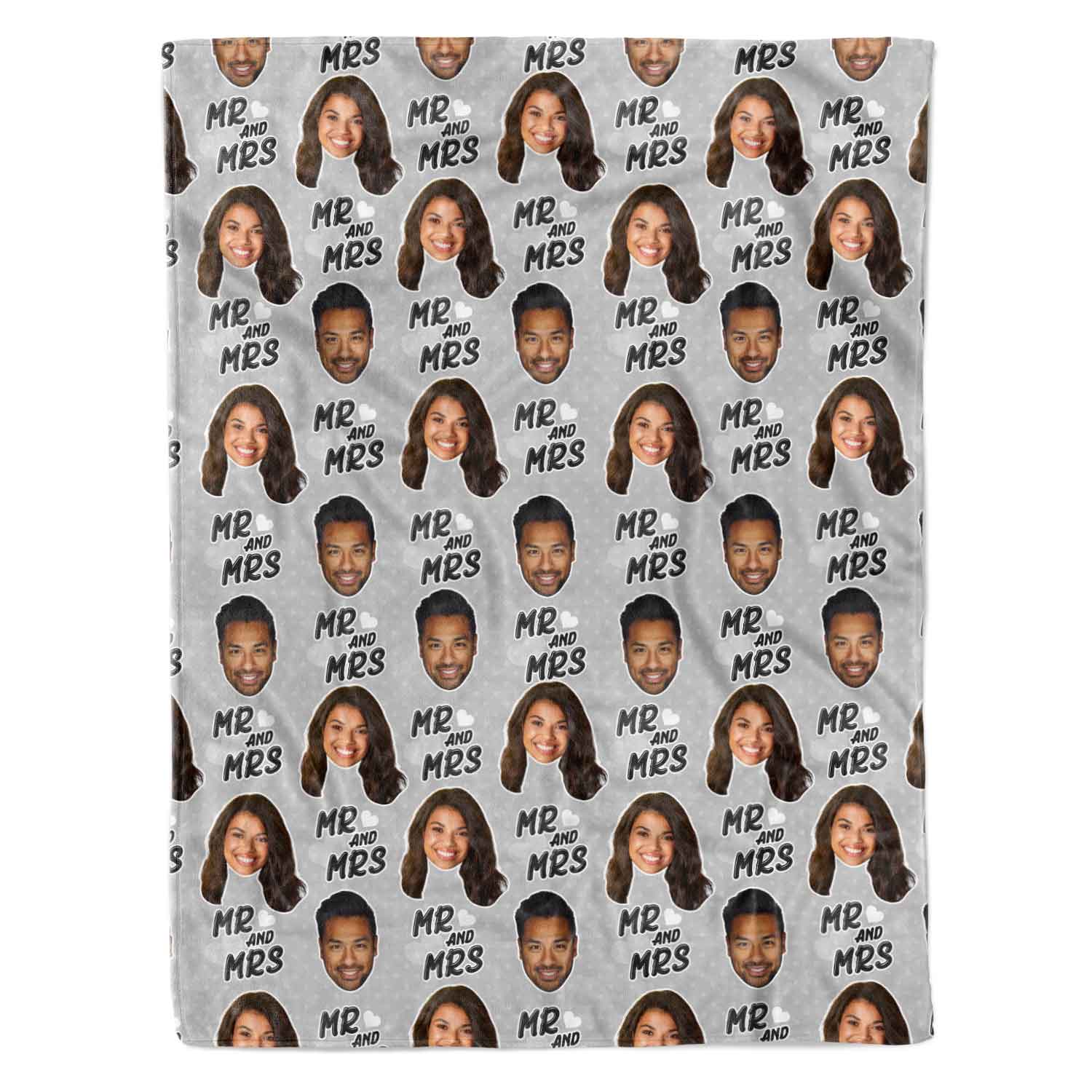 Mr & Mrs Personalised Blanket