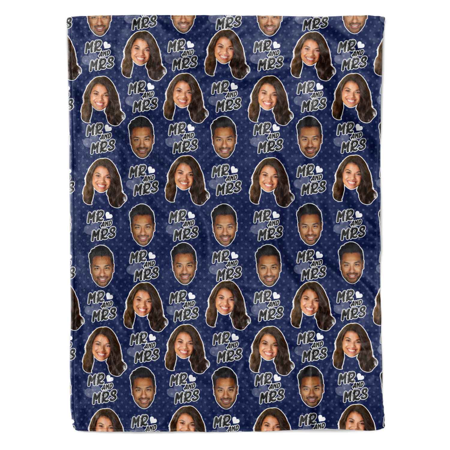 Mr & Mrs Personalised Blanket