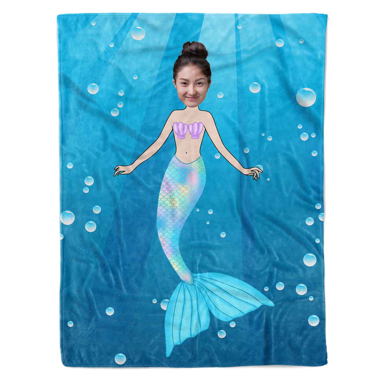Mermaid Personalised Blanket