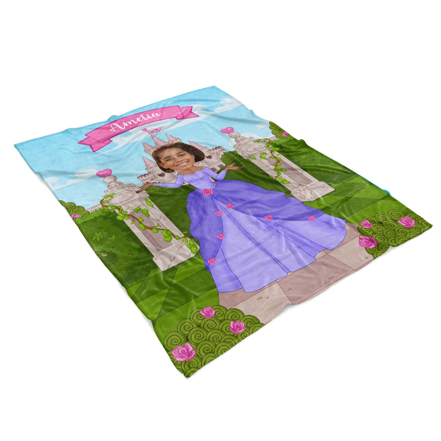 Princess (Name) Personalised Blanket