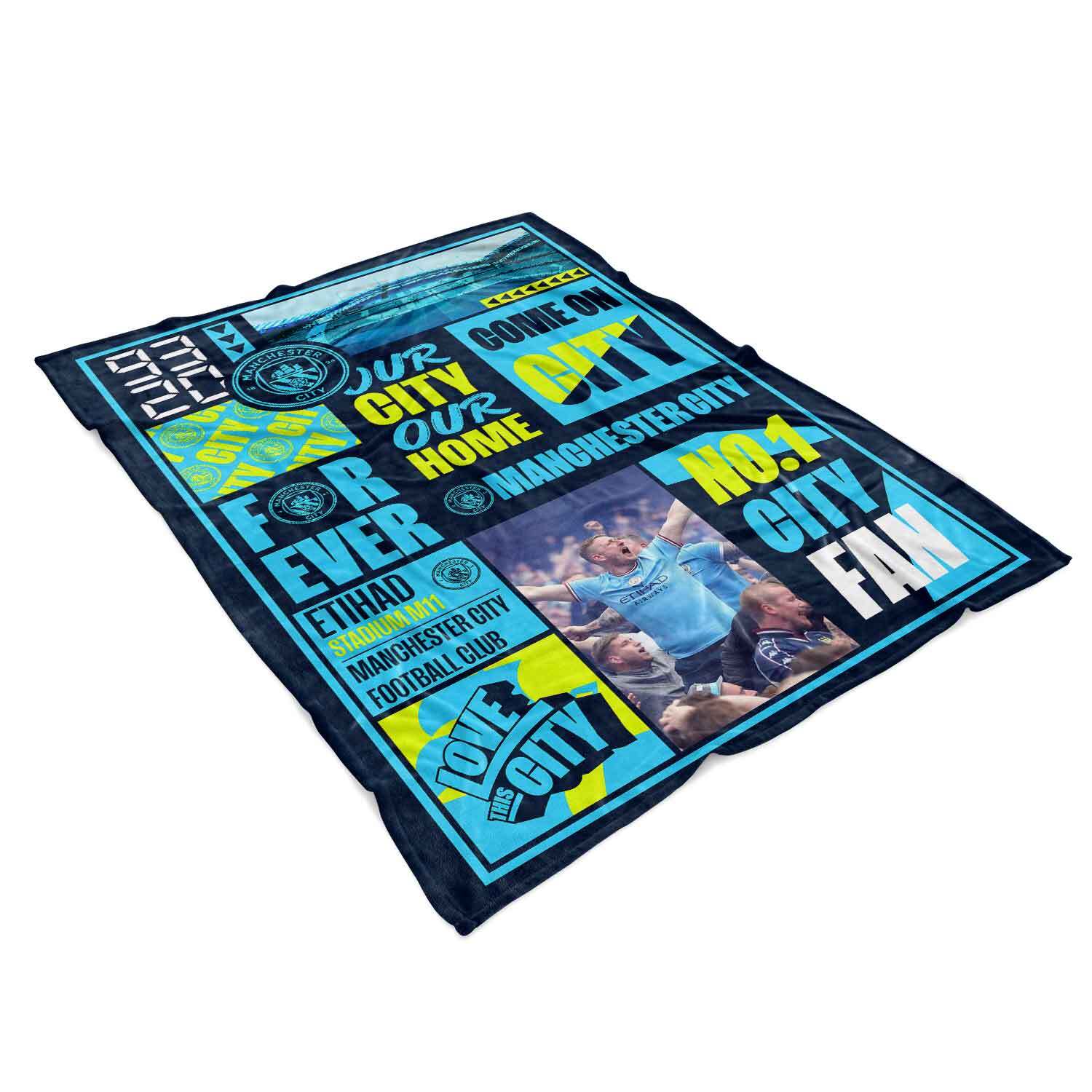 Man City Personalised Blanket