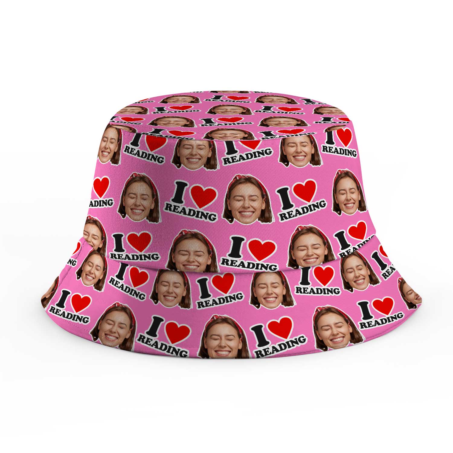 I Love Reading Custom Bucket Hat