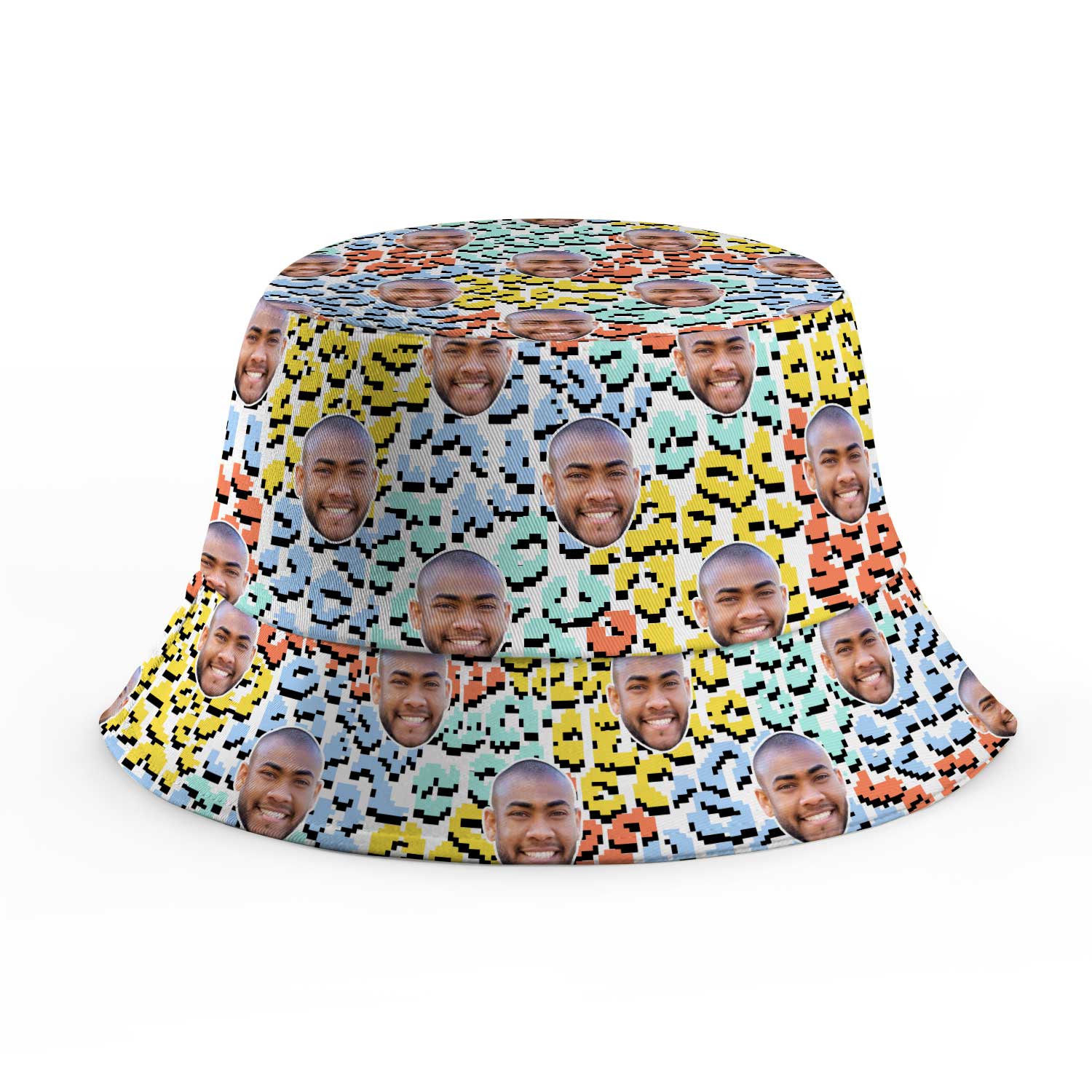 Funky Leopard Print Custom Bucket Hat