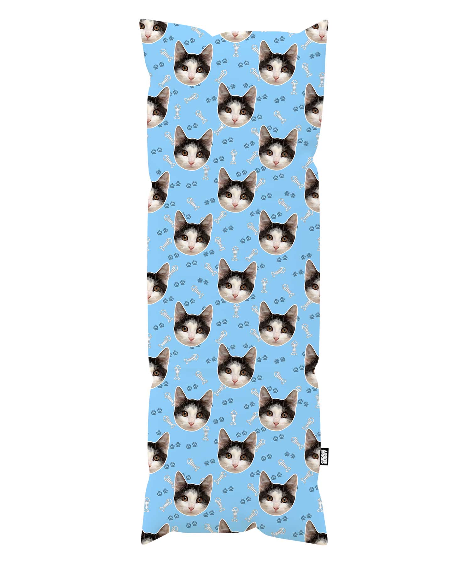 Cat Face Custom Body Pillow