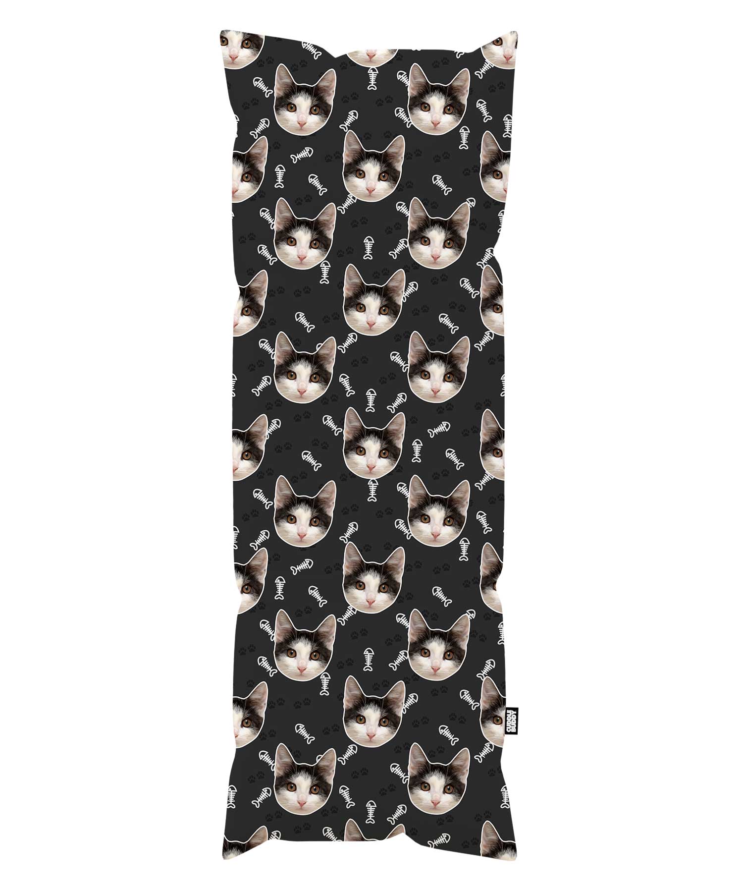 Cat Face Custom Body Pillow