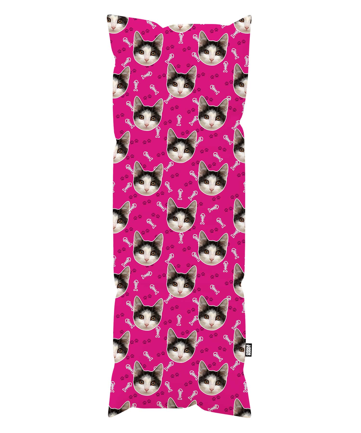 Cat Face Custom Body Pillow