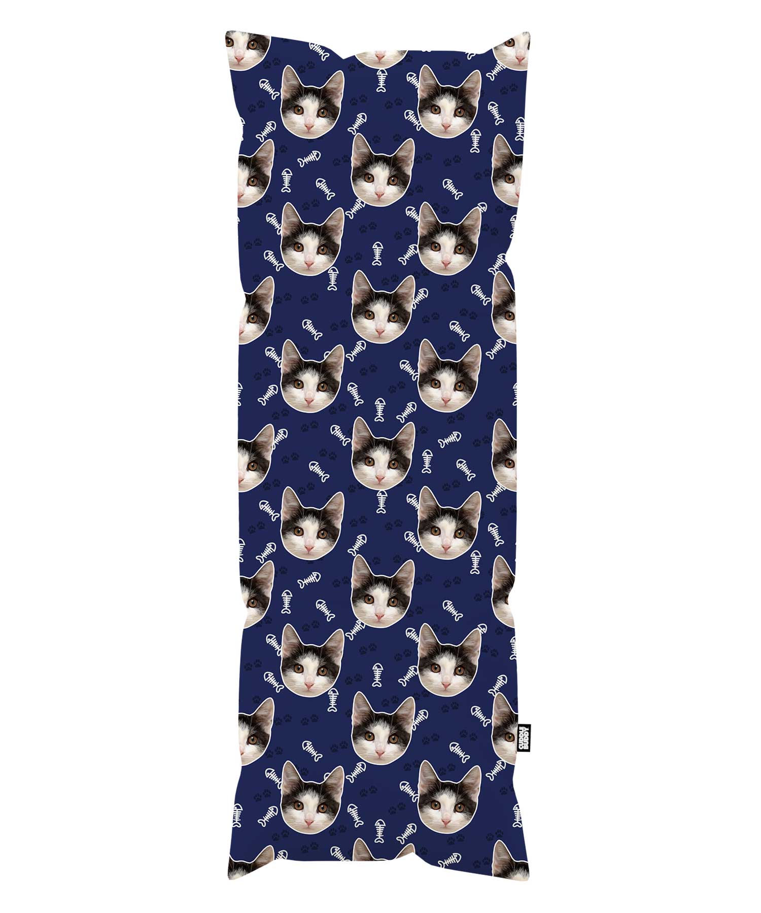 Cat Face Custom Body Pillow