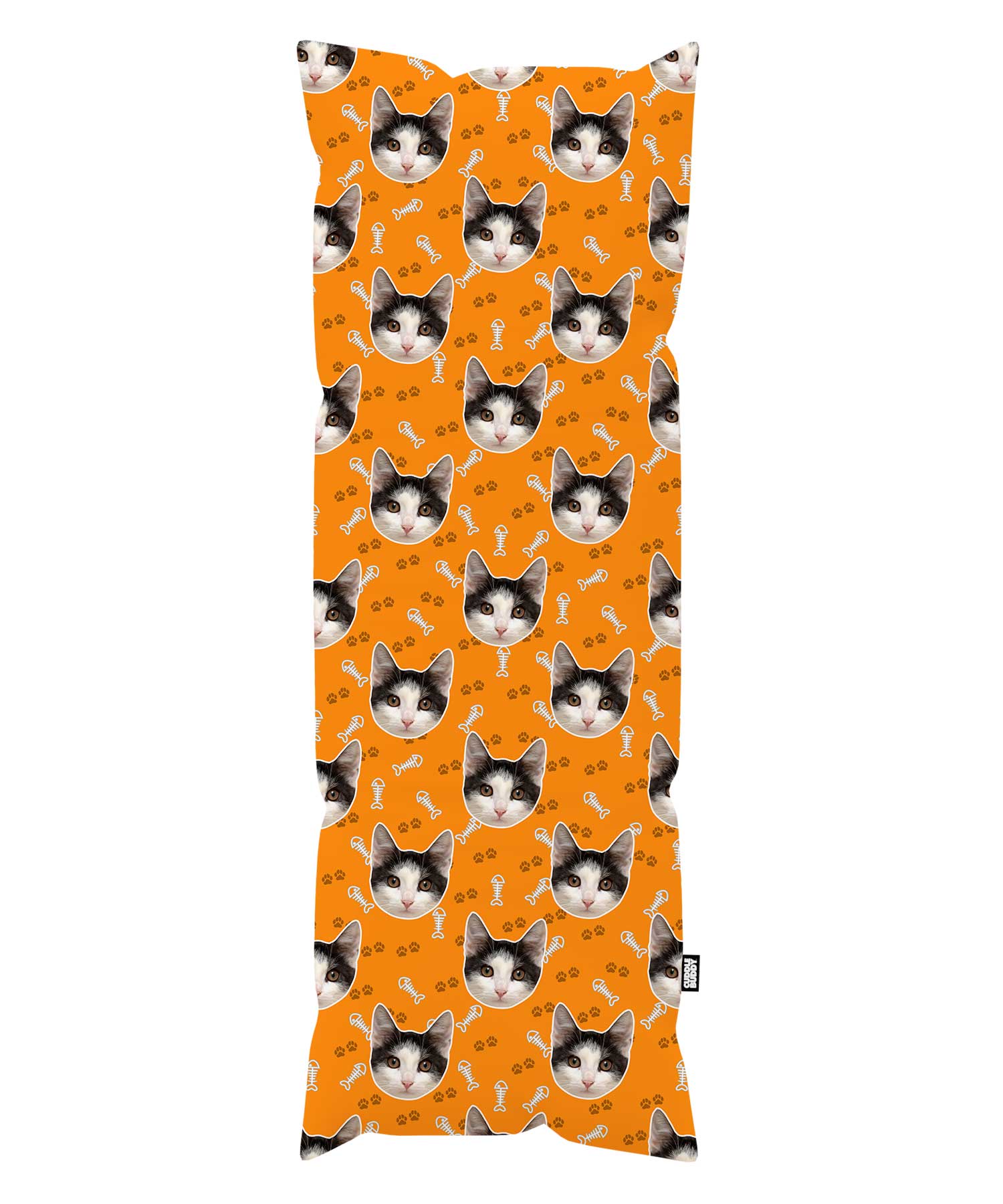 Cat Face Custom Body Pillow