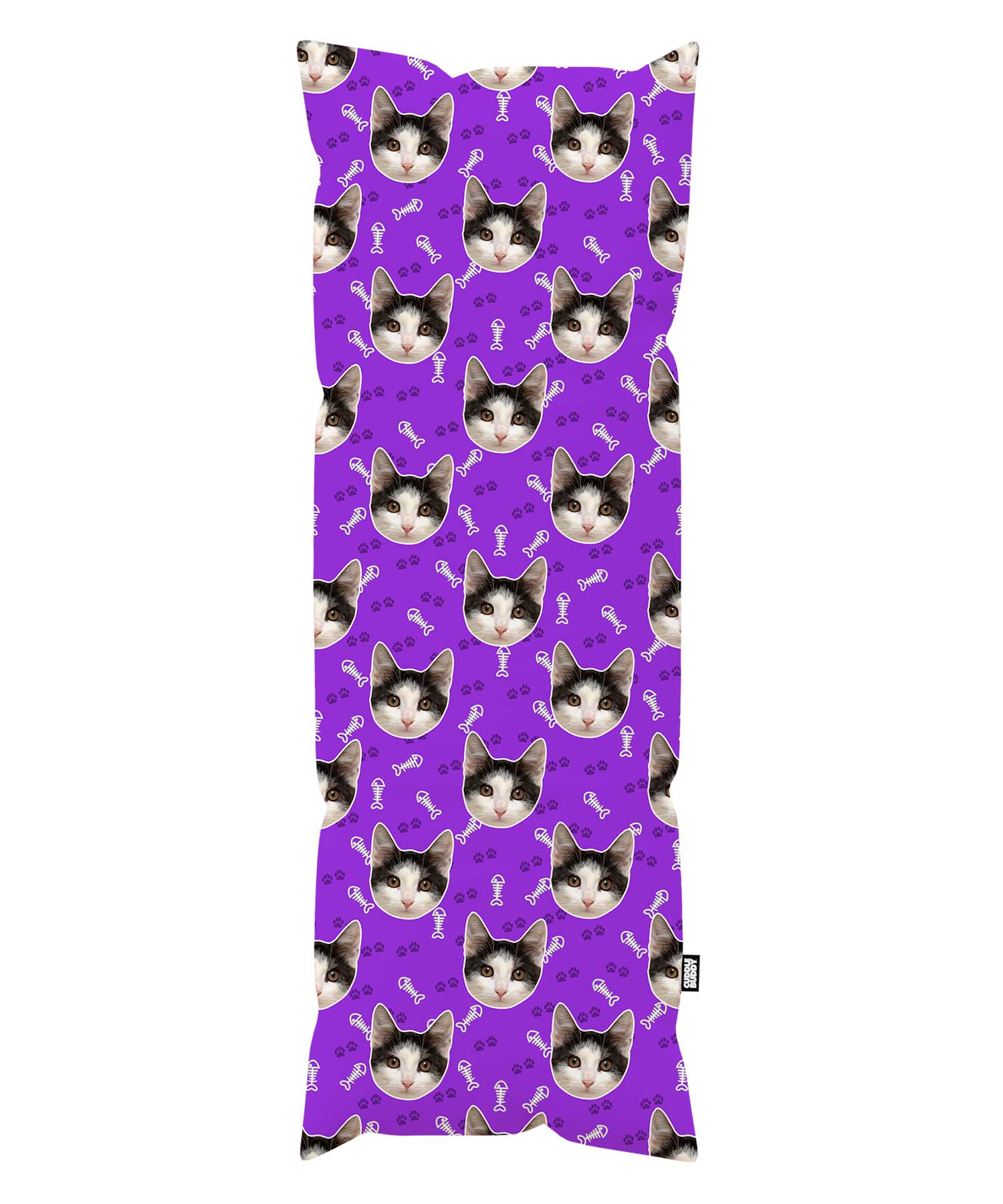 Cat Face Custom Body Pillow