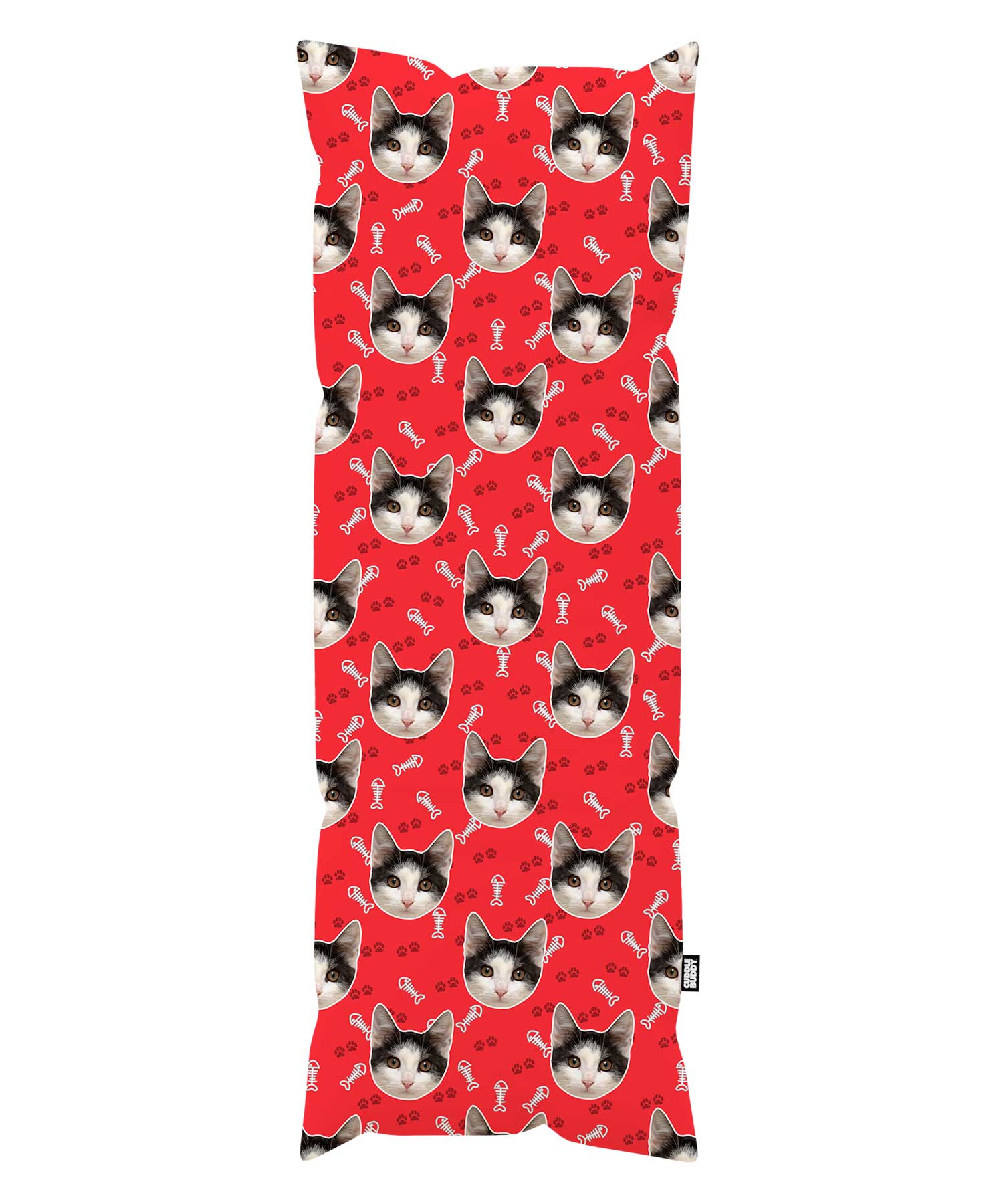 Cat Face Custom Body Pillow