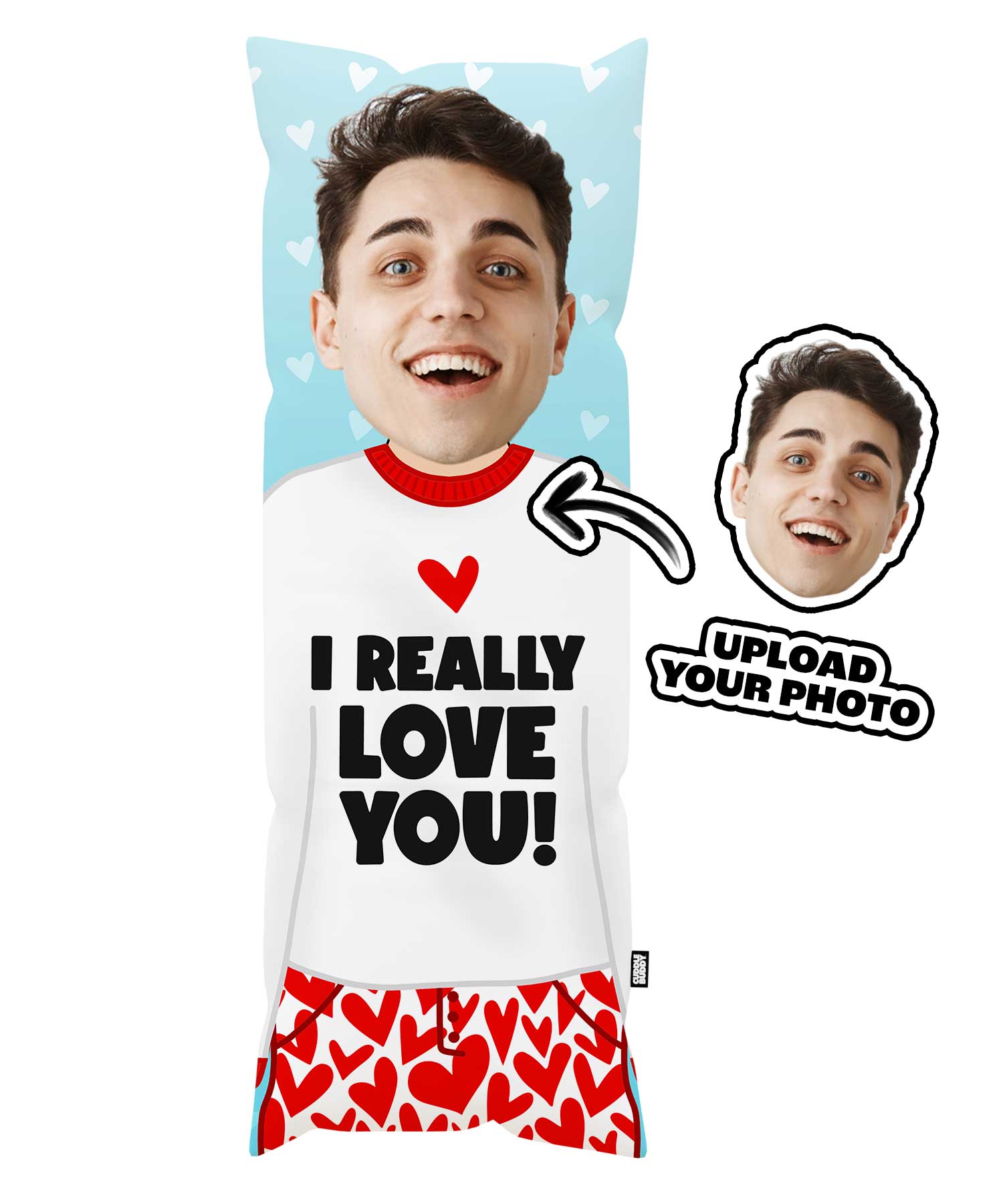 I Really Love You Custom Body Pillow