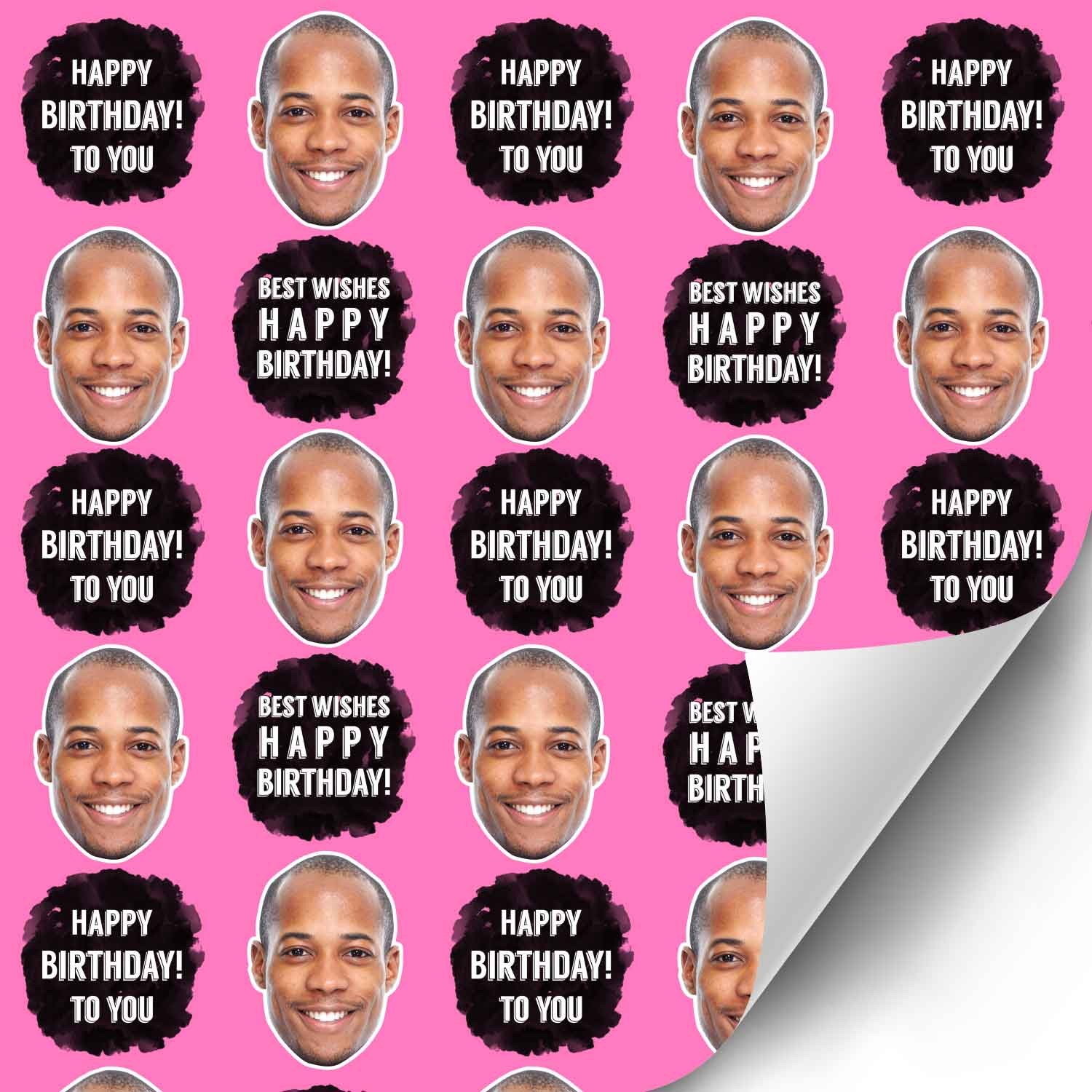 Best Wishes Personalised Birthday Wrapping Paper