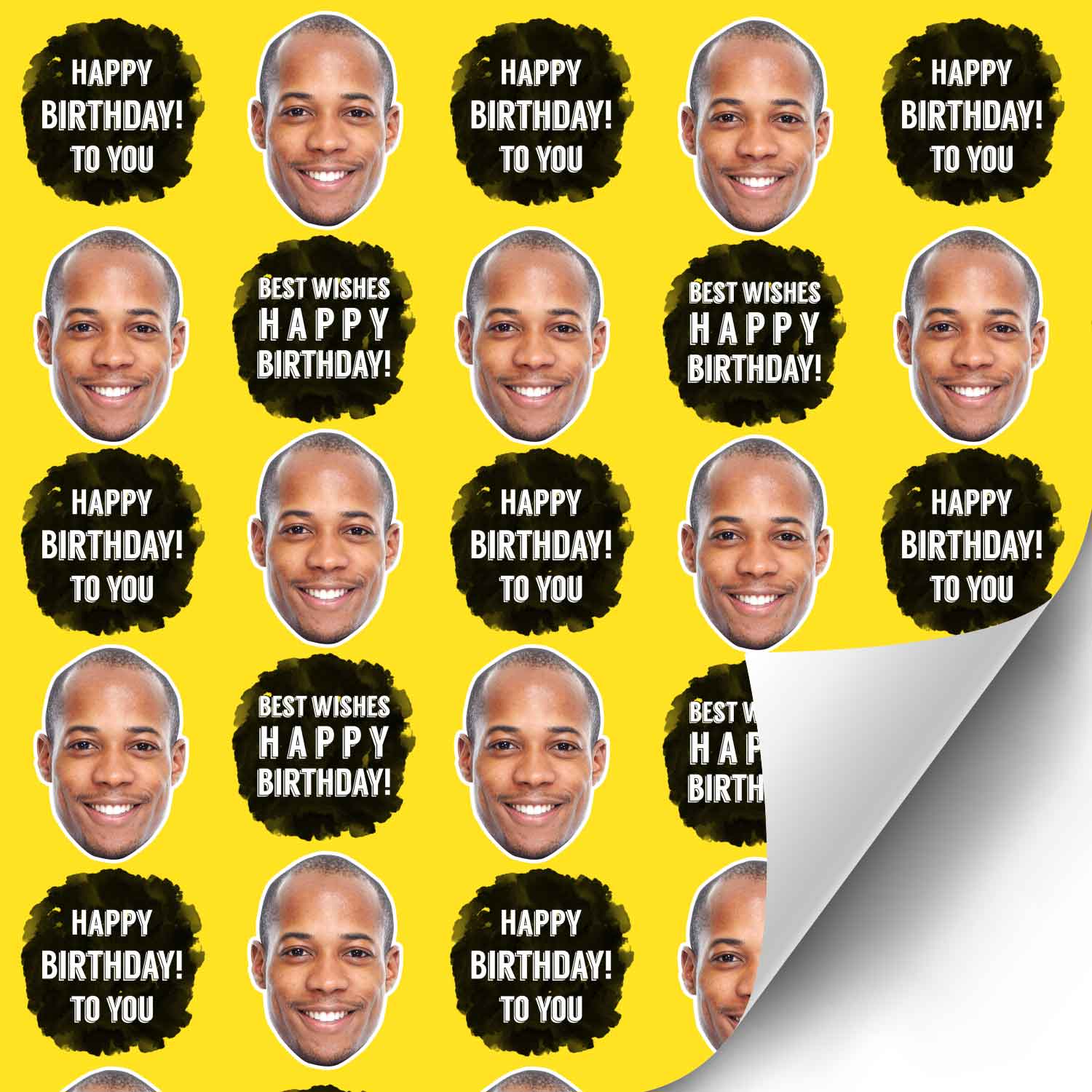 Birthday Splodge Wrapping Paper