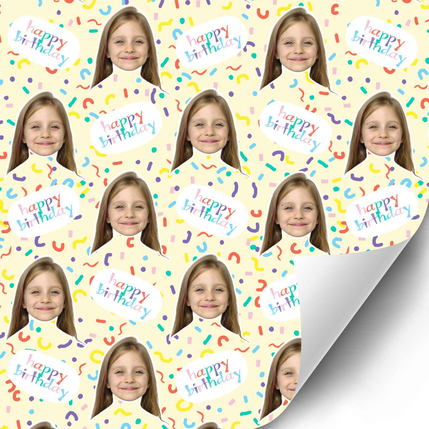 Birthday Squiggles Wrapping Paper