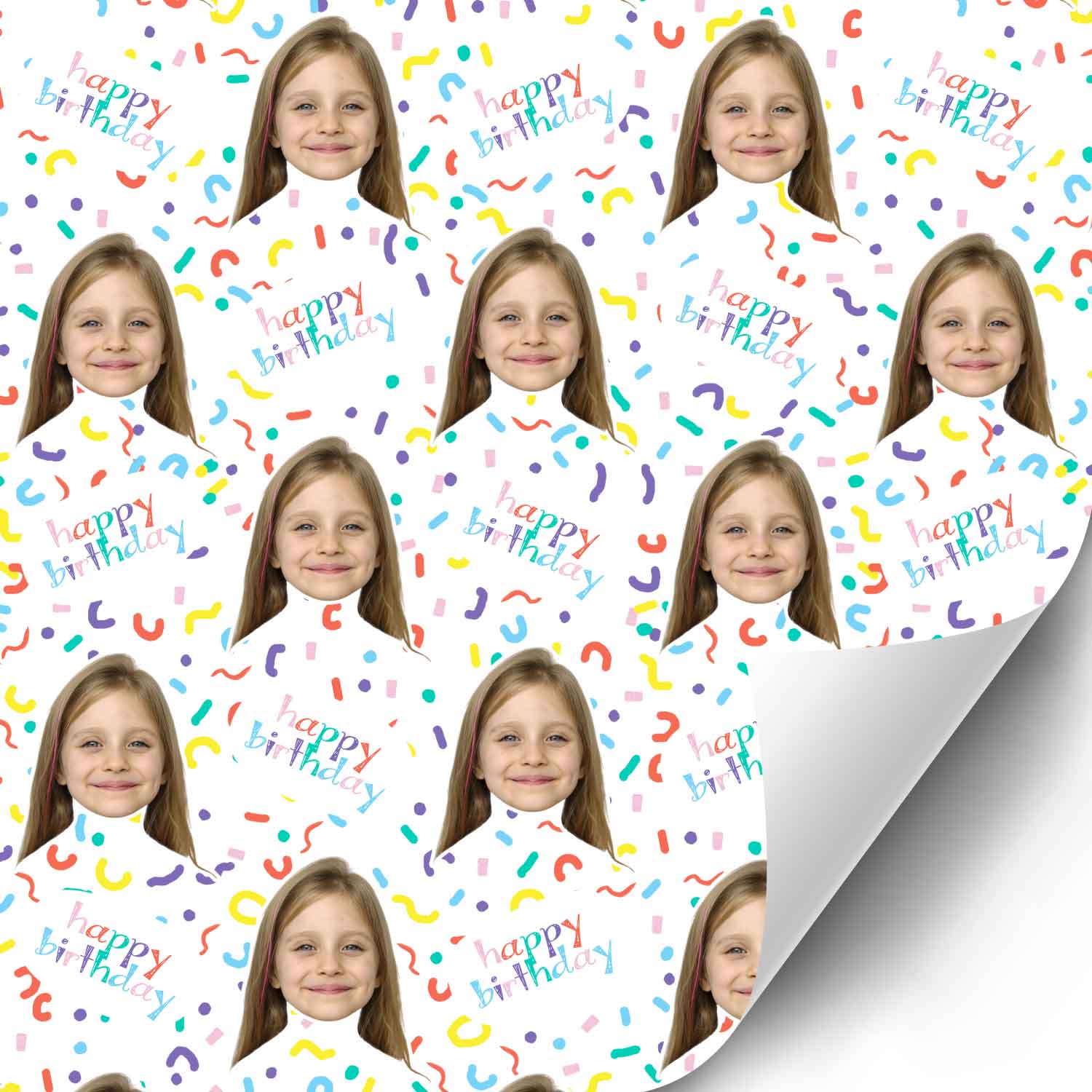 Birthday Squiggles Wrapping Paper