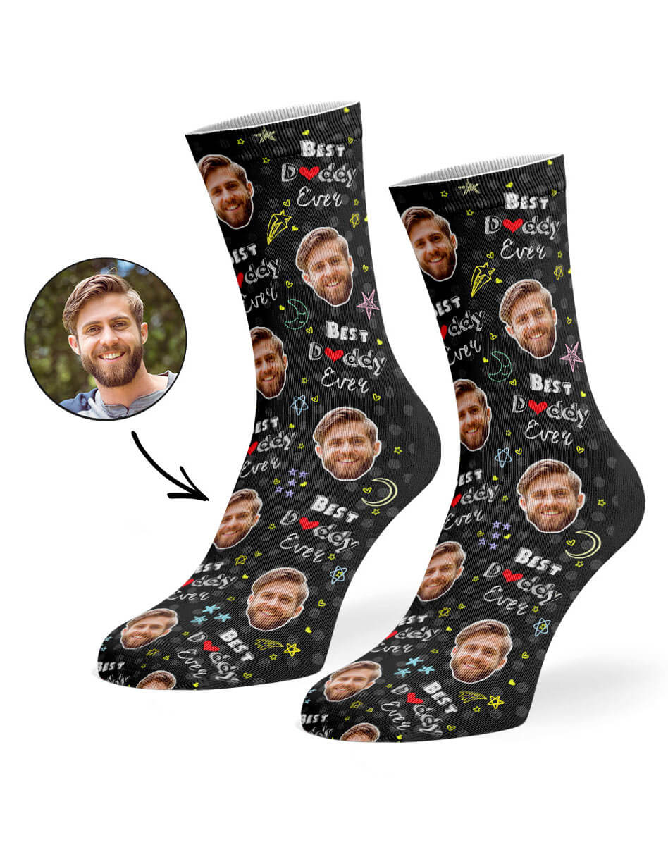 Custom Best Daddy Ever Socks