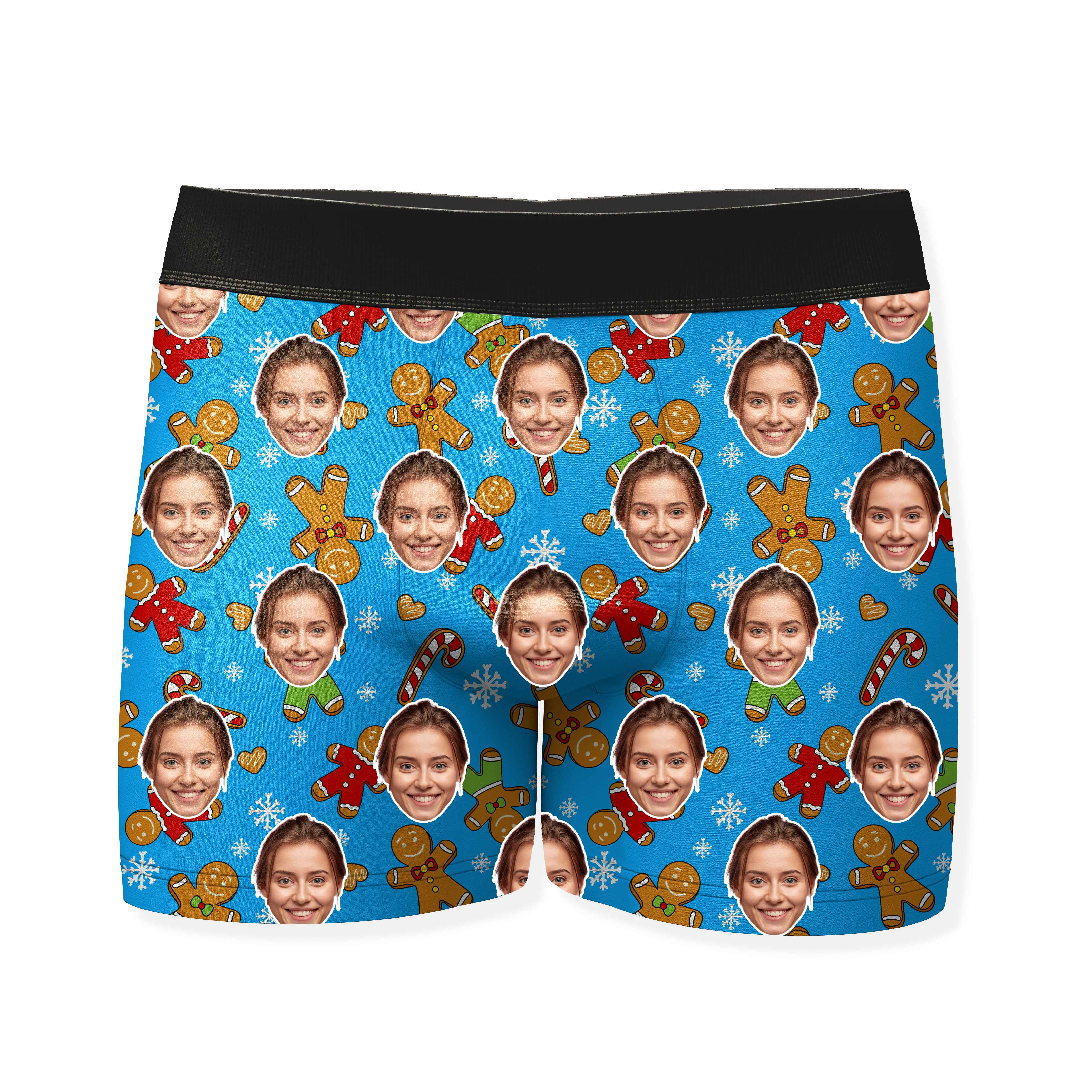 Gingerbread Me Personalised Boxers