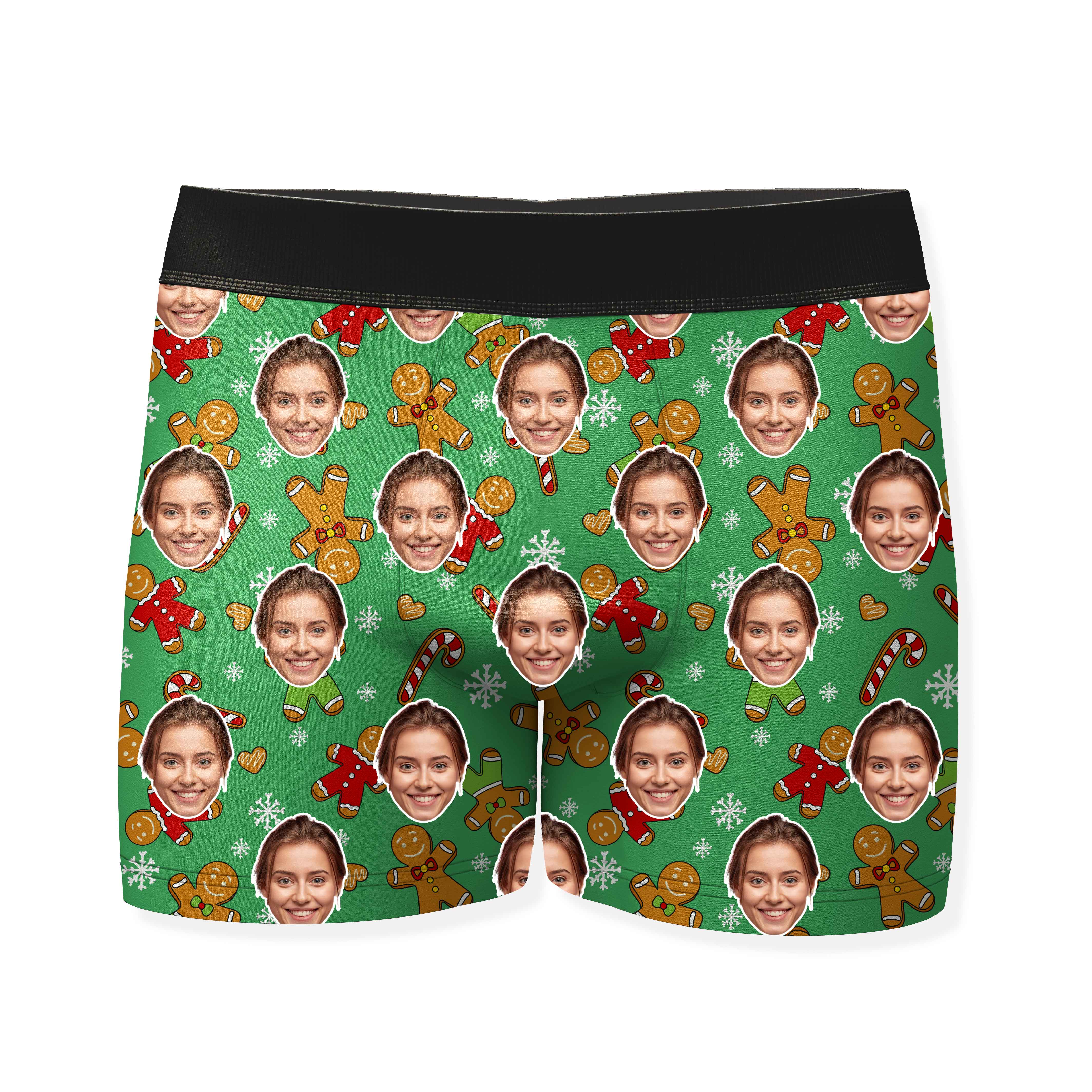 Gingerbread Me Personalised Boxers