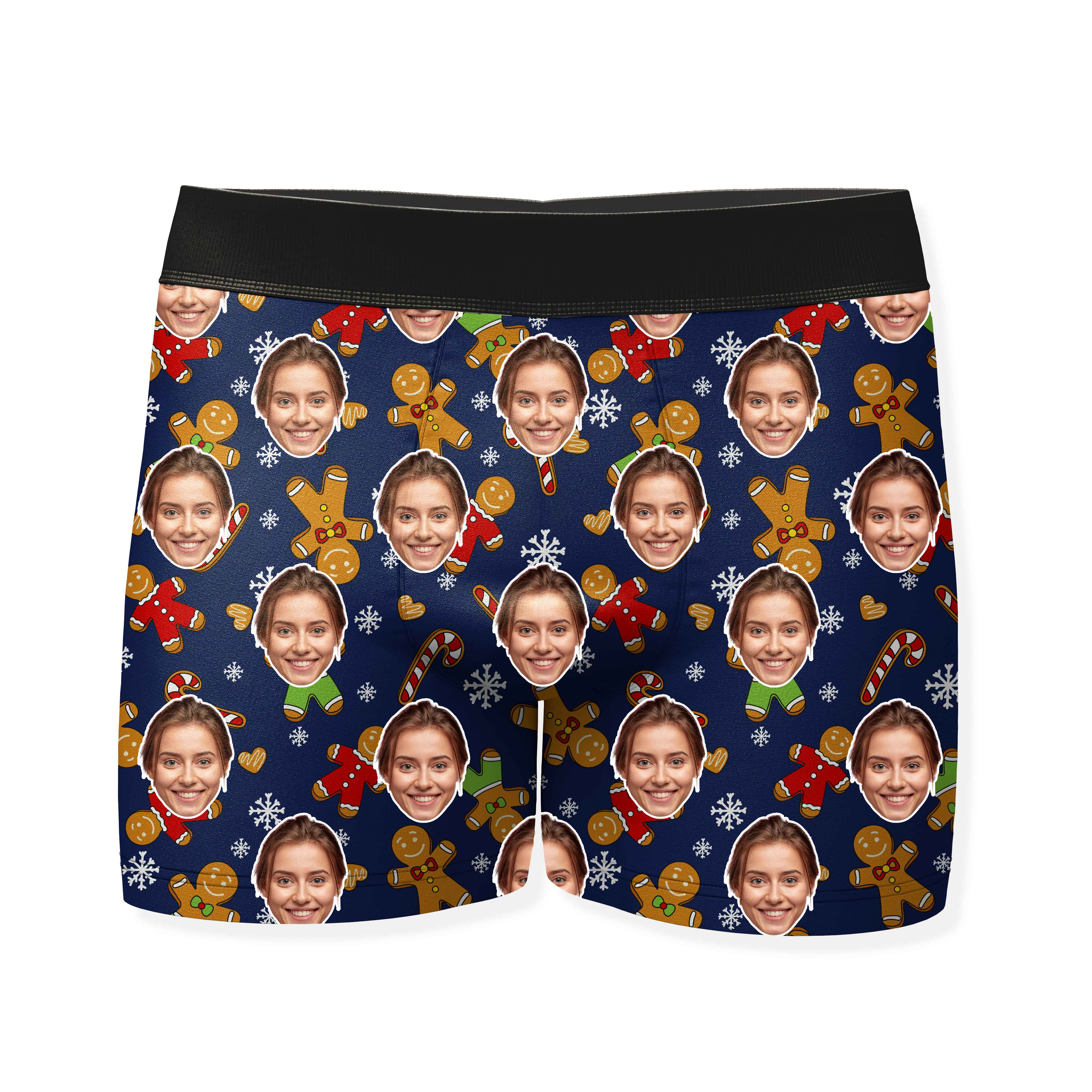 Gingerbread Me Personalised Boxers