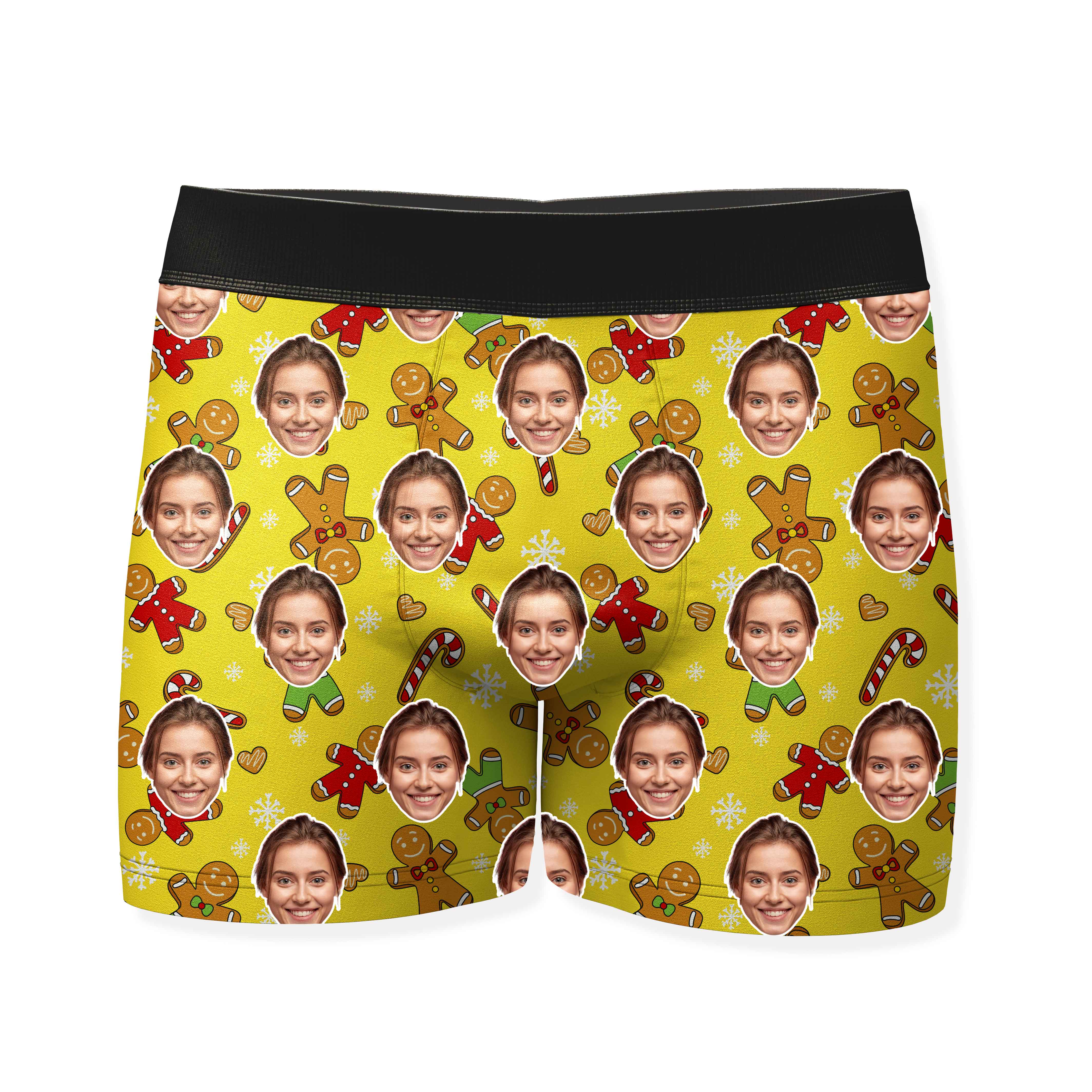 Gingerbread Me Personalised Boxers