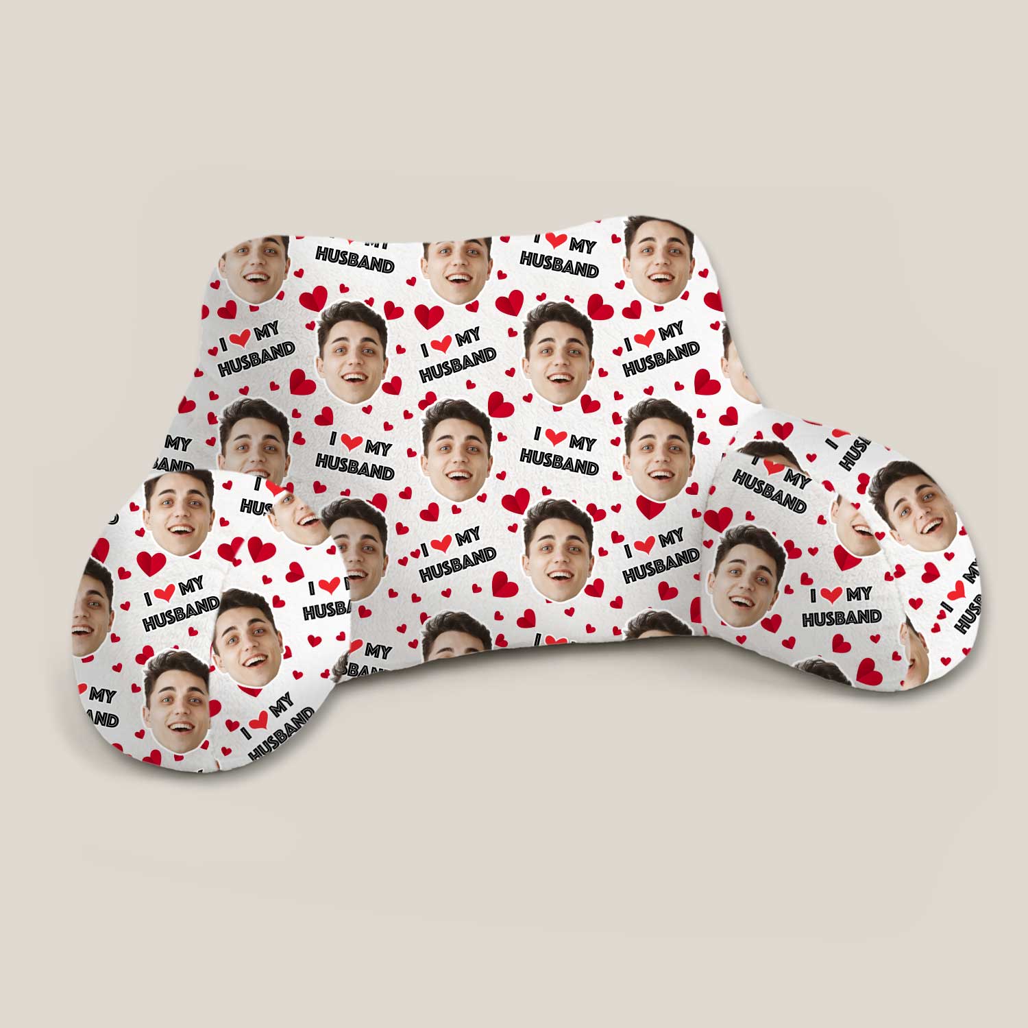 Personalised I Love My Husband Cuddle Cushion