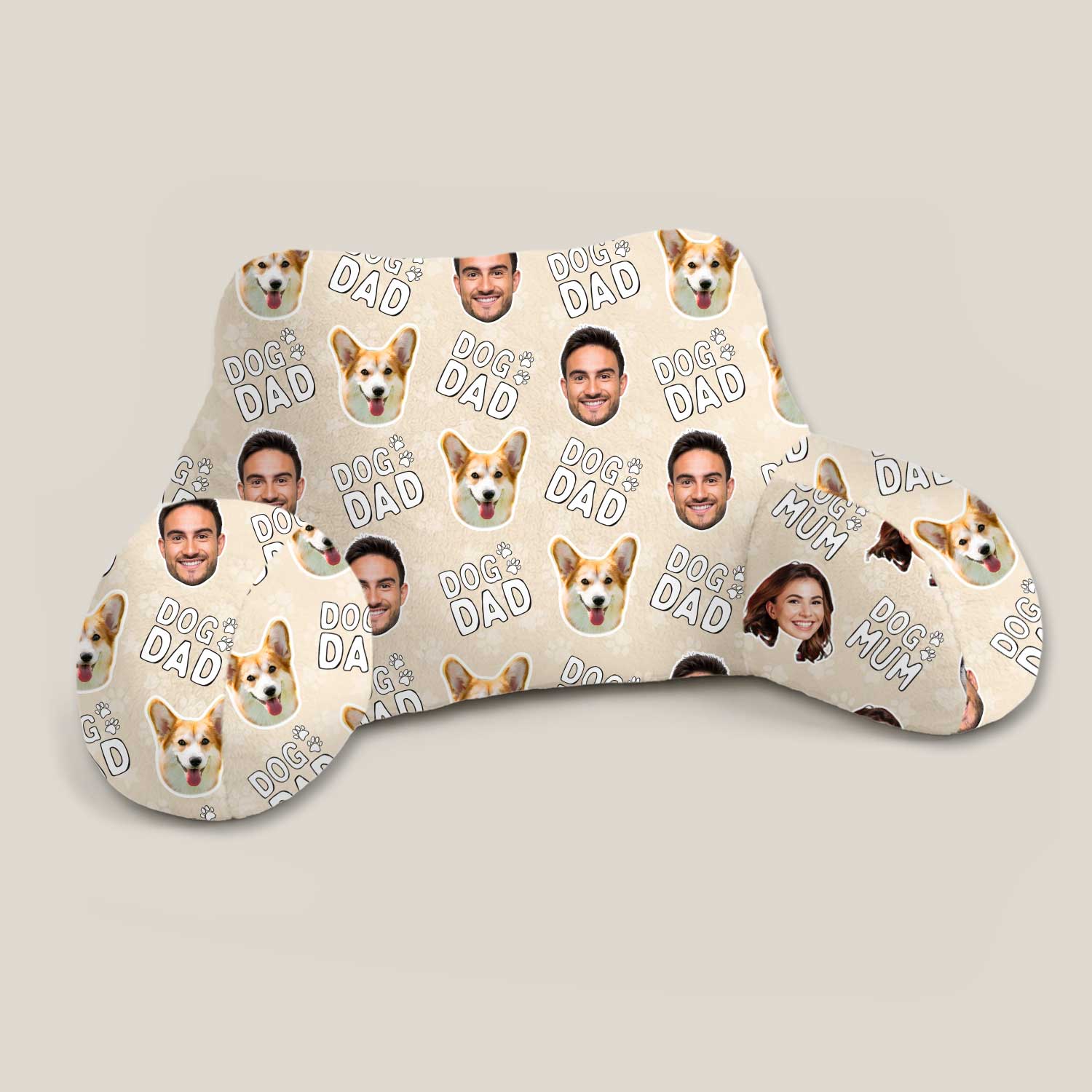 Personalised Dog Dad Cuddle Cushion