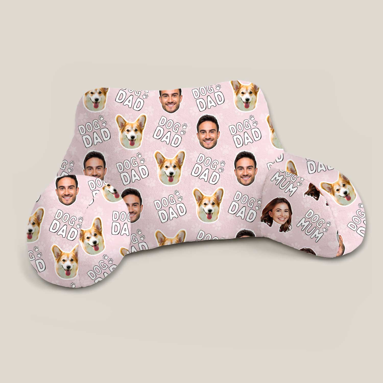 Personalised Dog Dad Cuddle Cushion