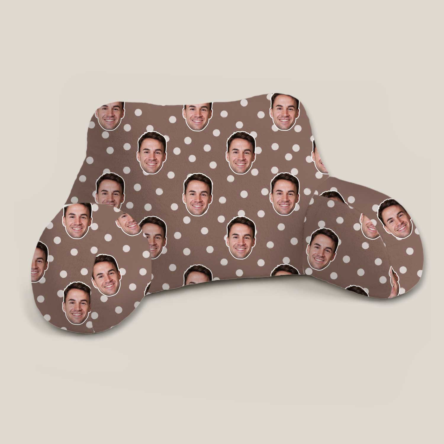 Personalised Polka Dot Cuddle Cushion