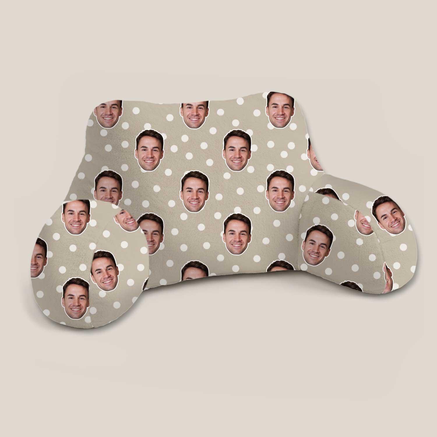 Personalised Polka Dot Cuddle Cushion