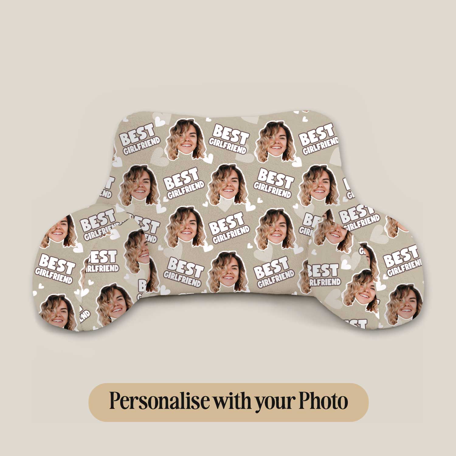 Personalised Best Girlfriend Cuddle Cushion