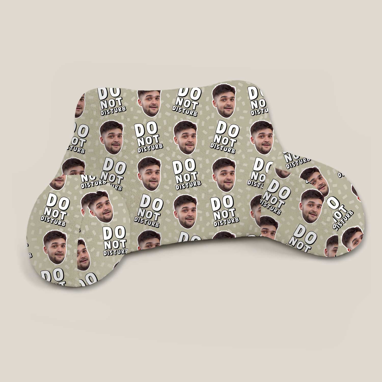 Personalised Do Not Disturb Cuddle Cushion