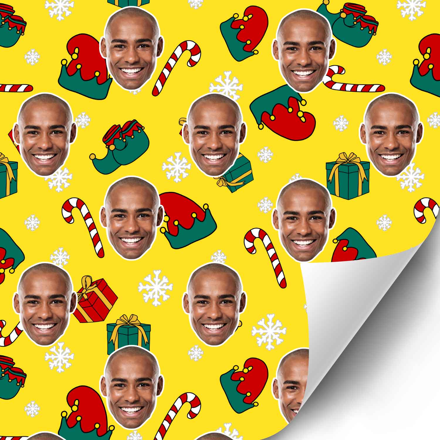 Elf Me Personalised Christmas Wrapping Paper