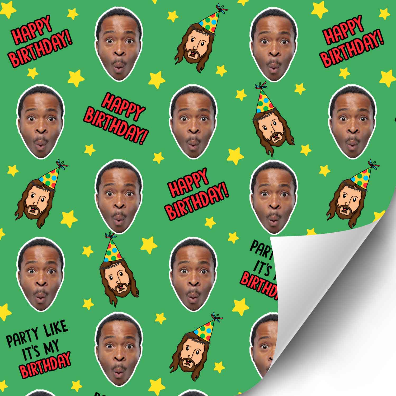Happy Birthday Jesus Personalised Christmas Wrapping Paper
