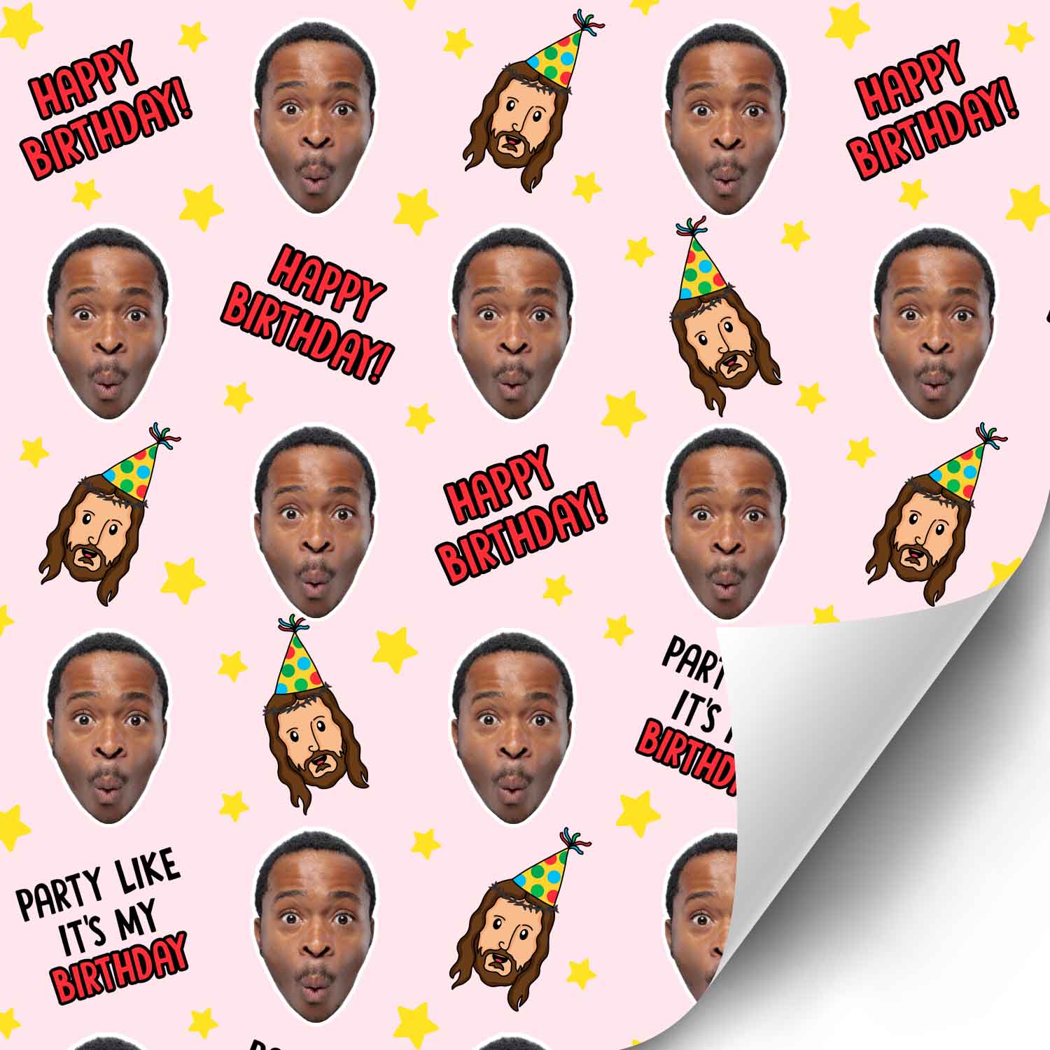 Happy Birthday Jesus Personalised Christmas Wrapping Paper