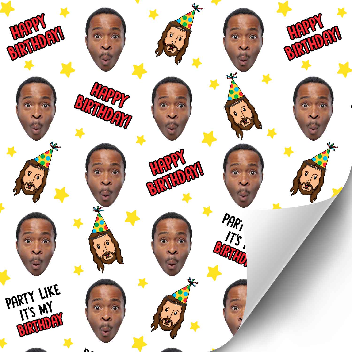 Happy Birthday Jesus Personalised Christmas Wrapping Paper