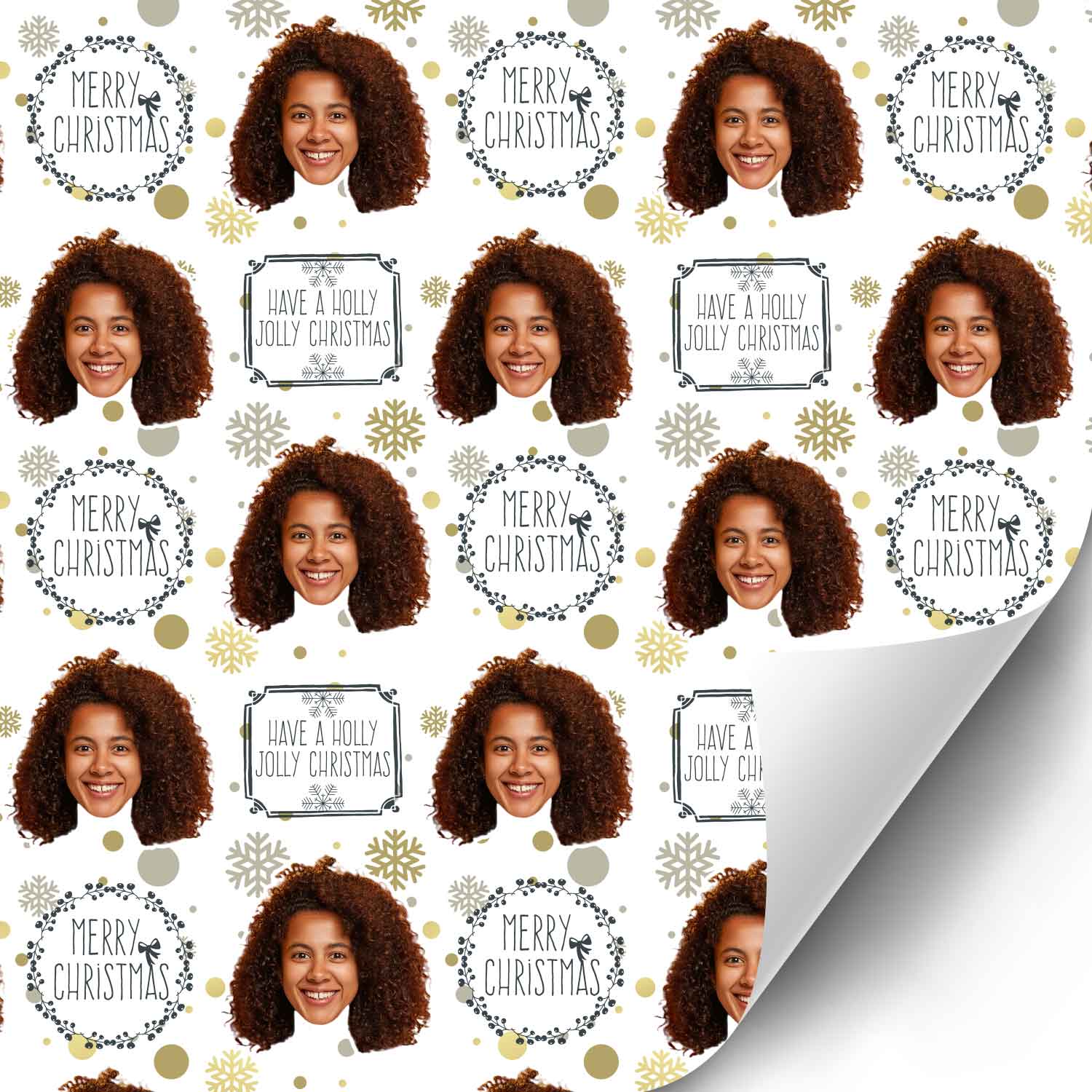 Have a Jolly Christmas Personalised Wrapping Paper