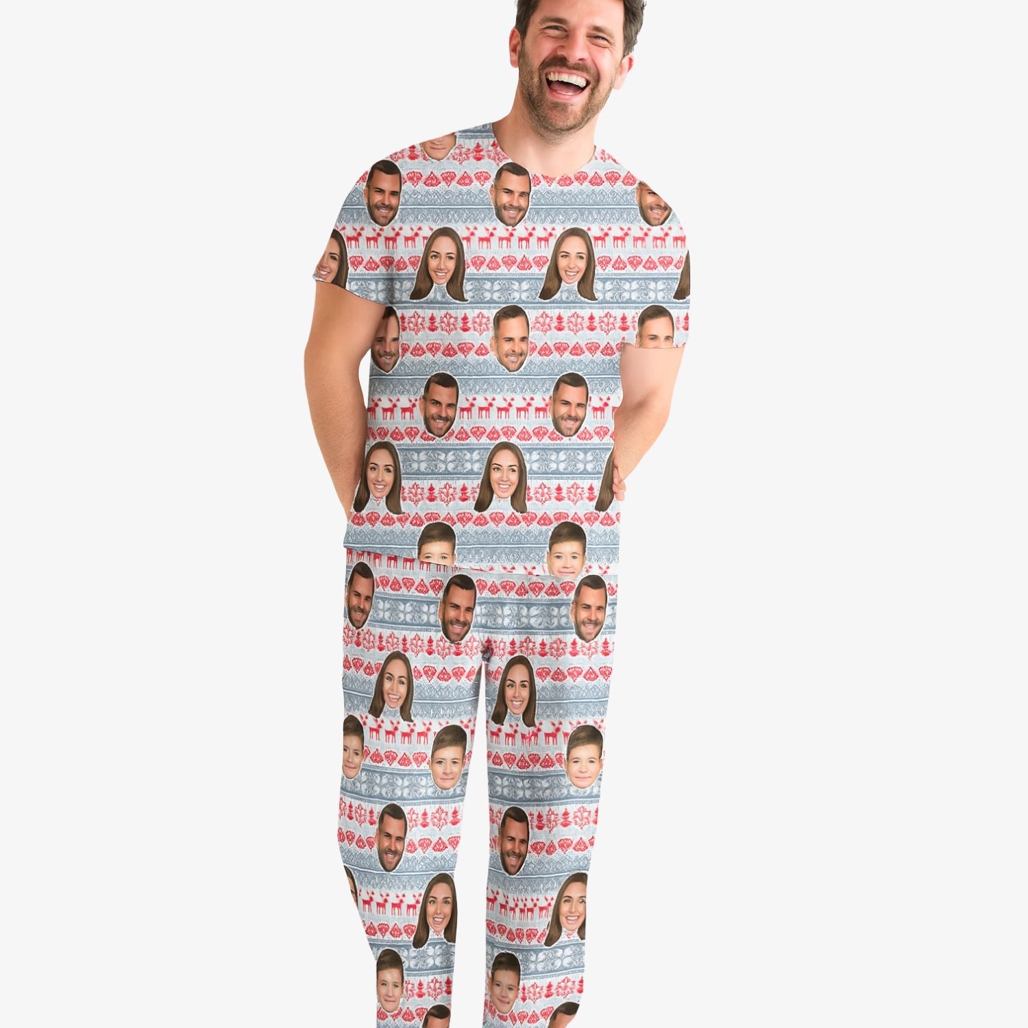 Men's Nordic Christmas Pyjamas - Trouser Set