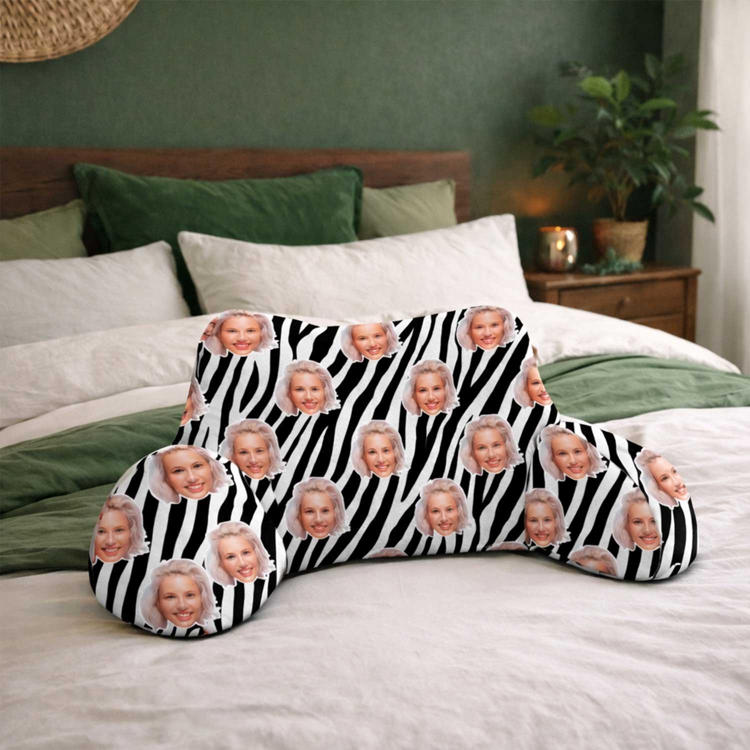 Personalised Zebra Print Cuddle Cushion