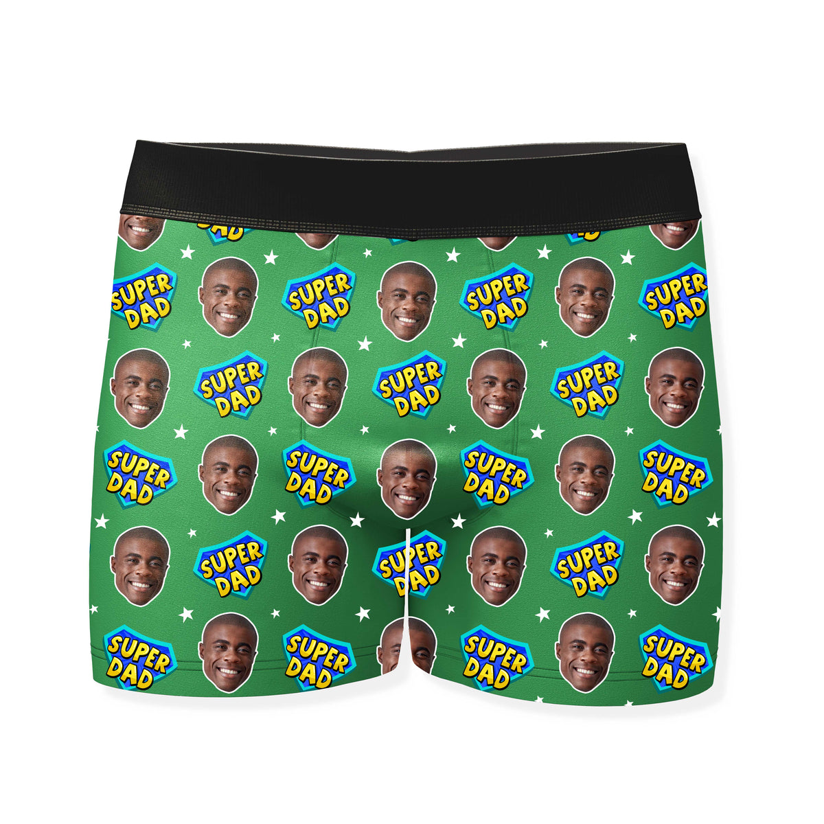 Dad Superhero Personalised Boxers