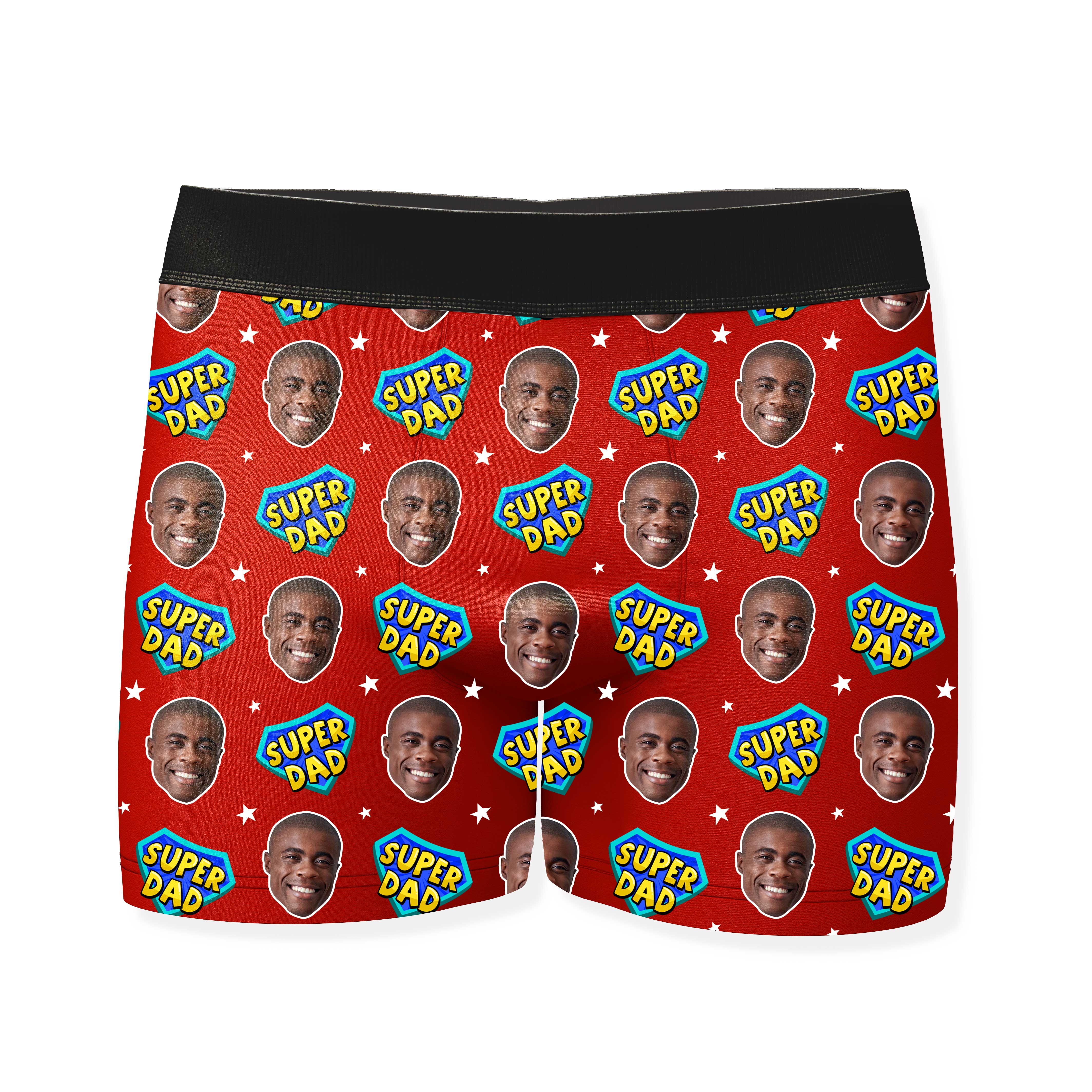 Dad Superhero Personalised Boxers