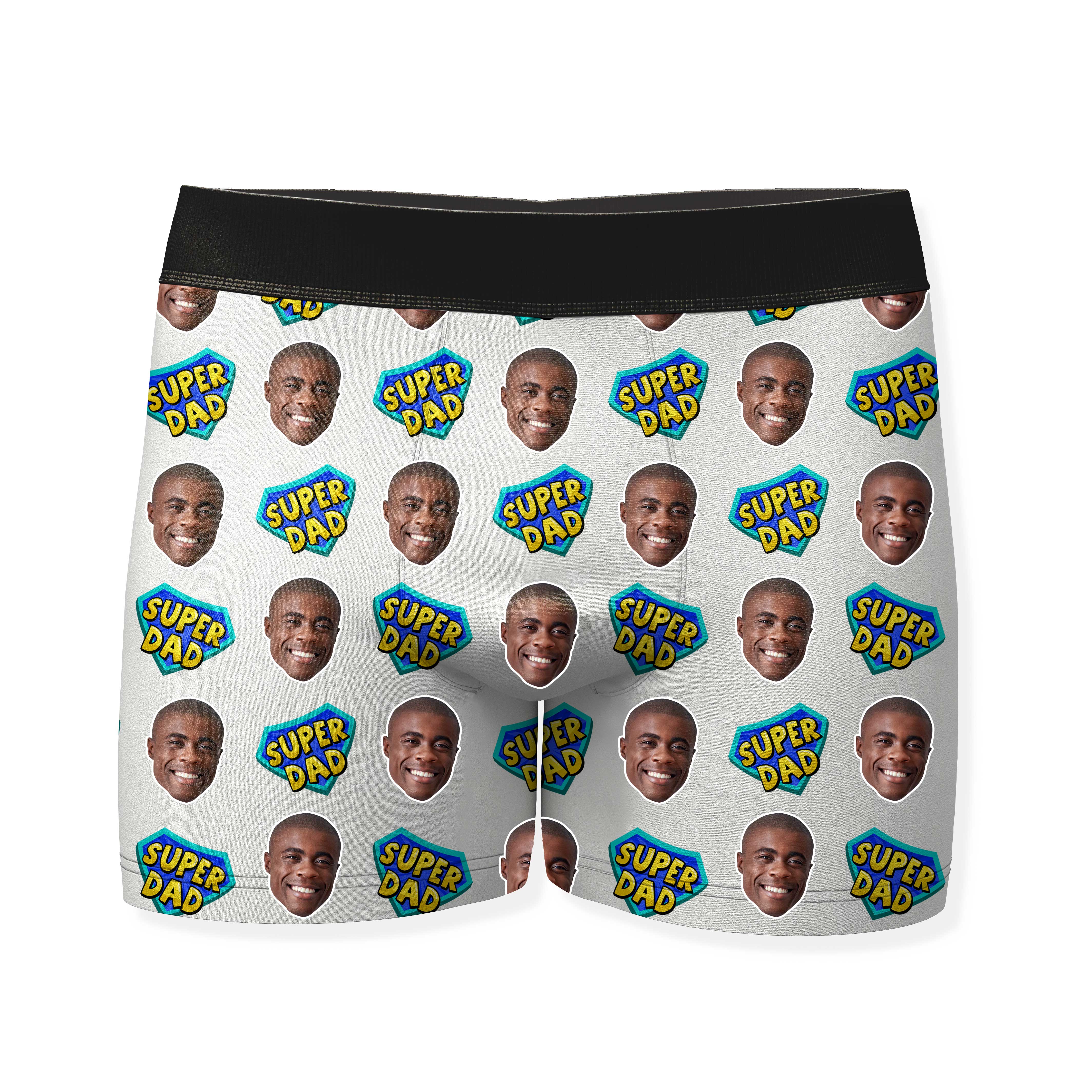 Dad Superhero Personalised Boxers